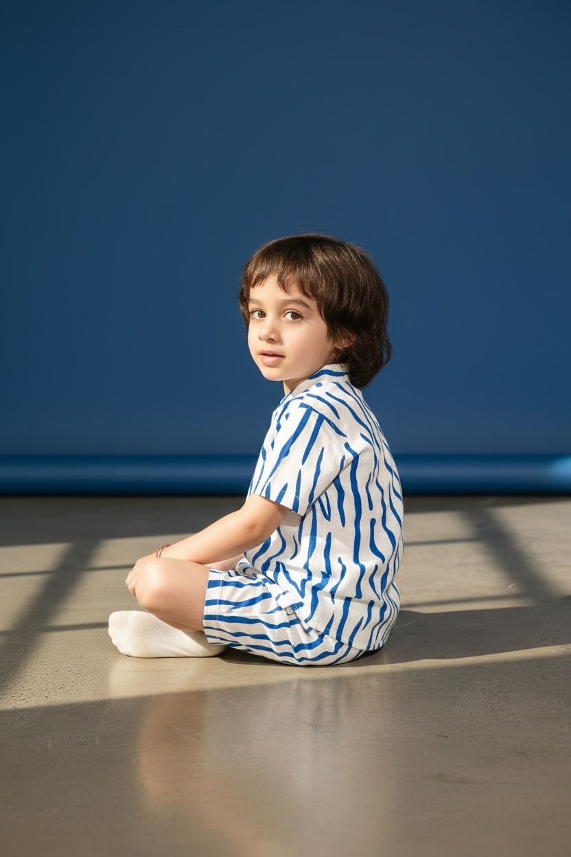 Chicbear - CB BLUE TIGER BOYS SET