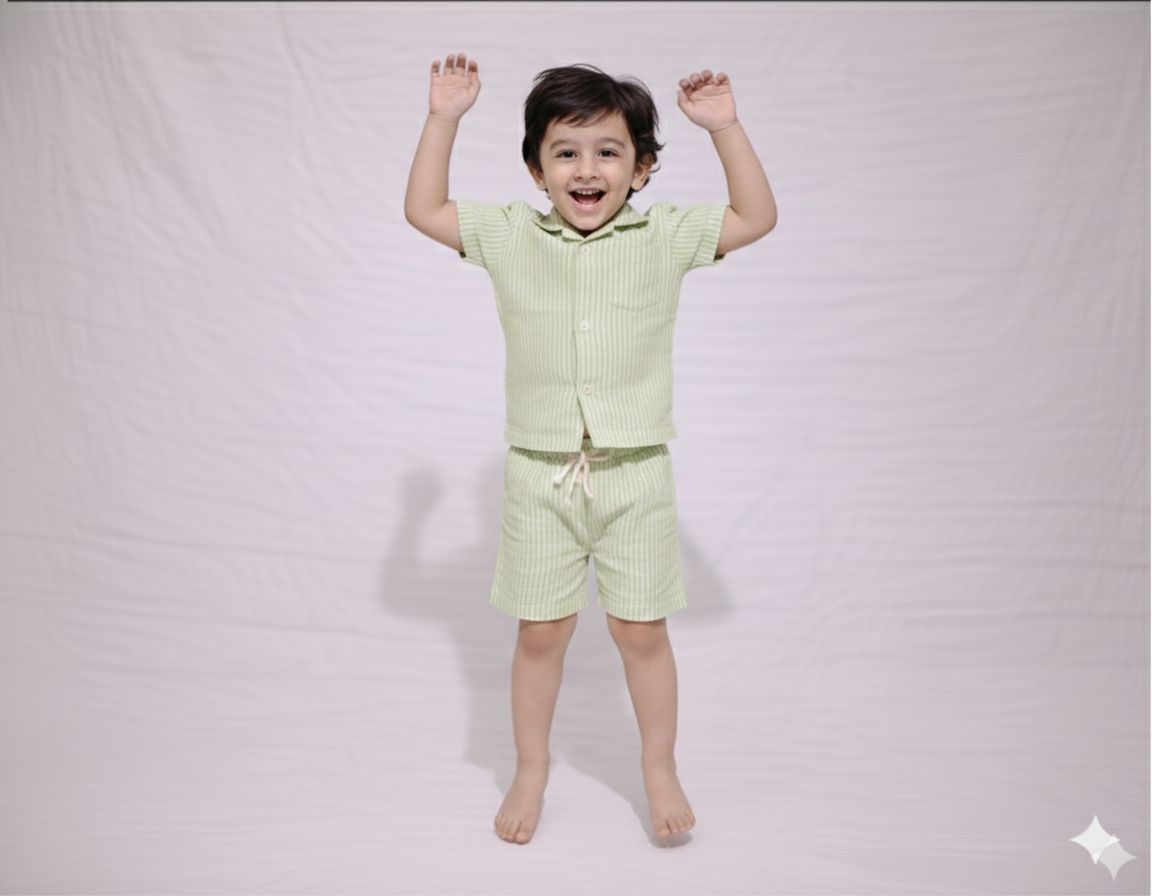 Chicbear - CB BOYS LEAFY BREEZE CO-ORD SETS