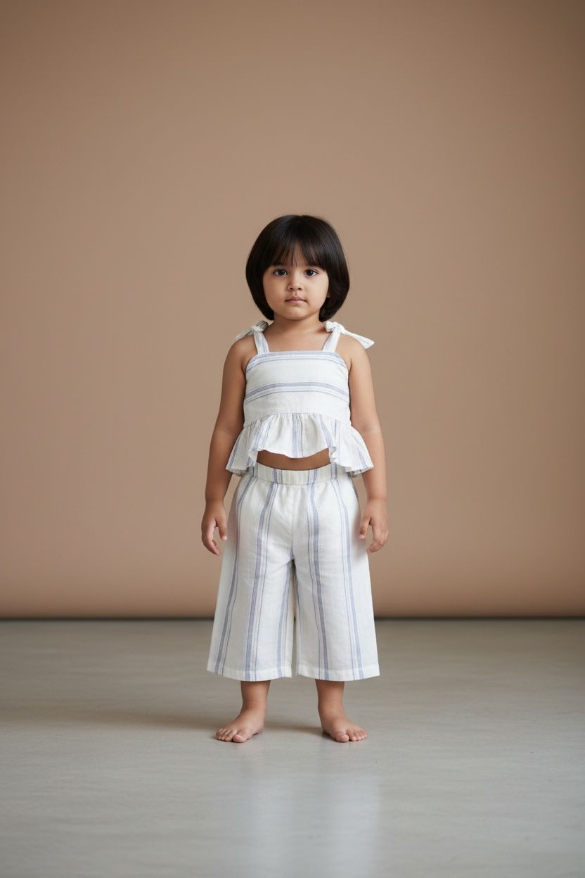 CB GIRLS COTTON TOP PANTS SET