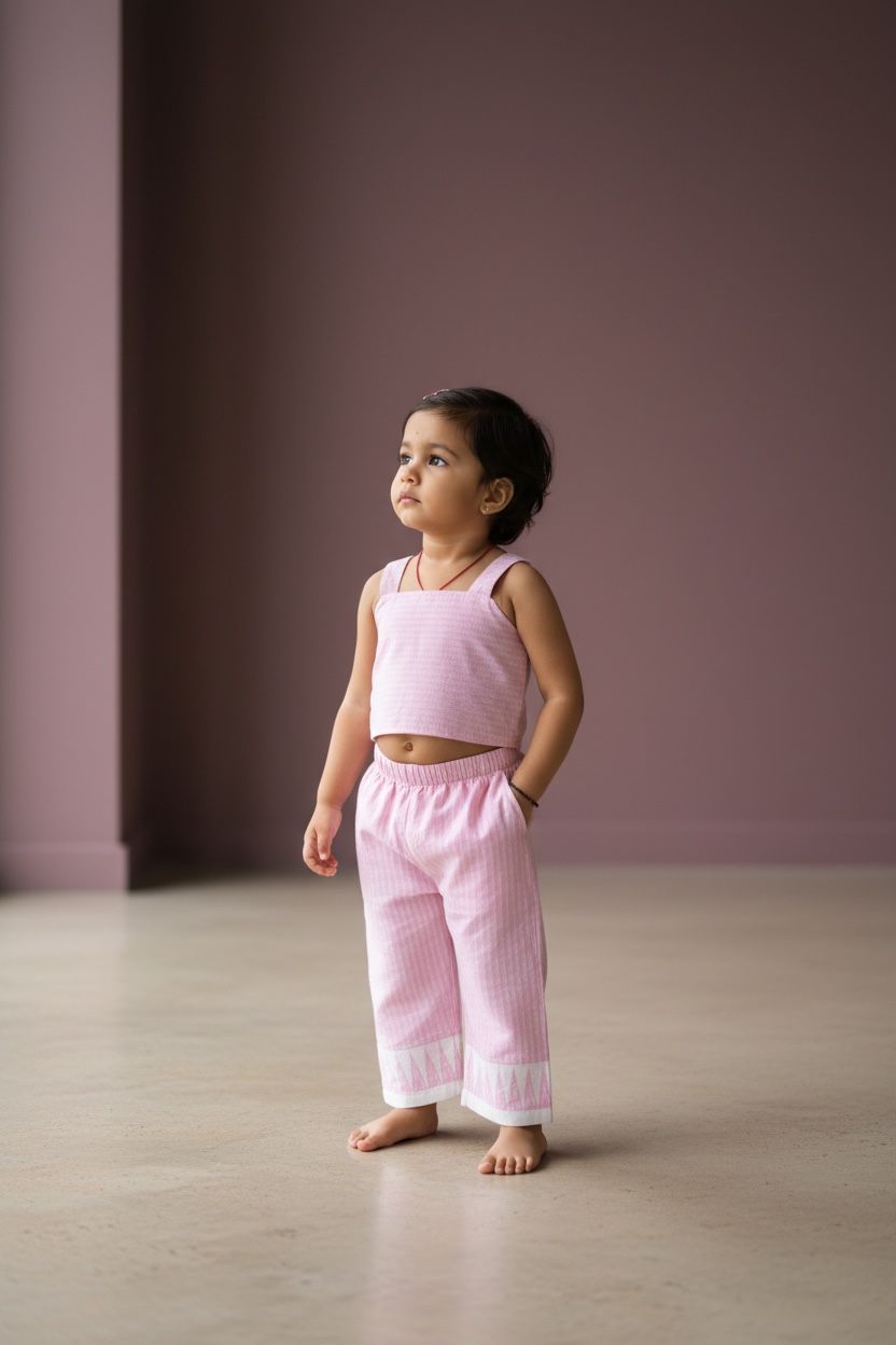 Chicbear - CB GIRLS COTTON TOP PANTS SET