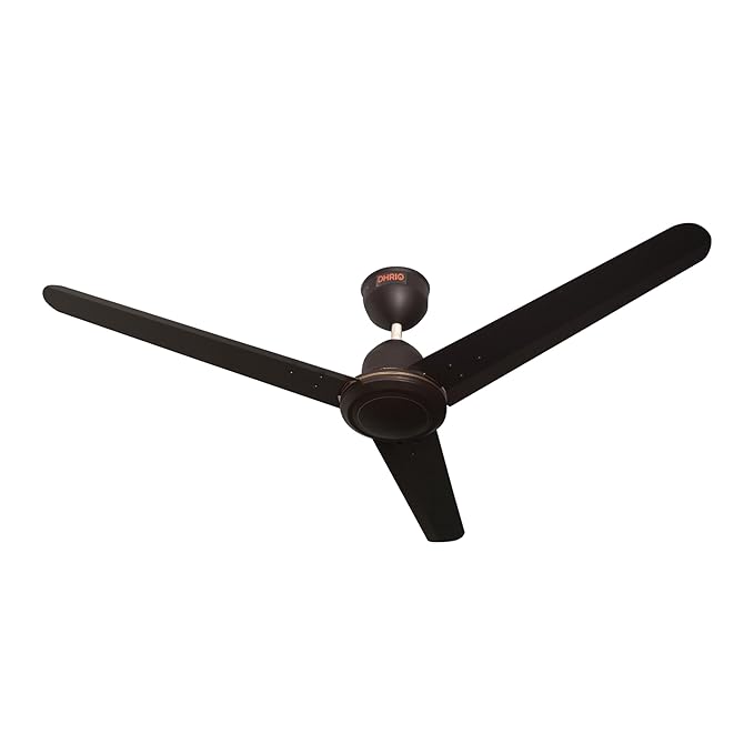 Dhrio - Dhrio AeroBrown Cool 3-Blade Ceiling Fan