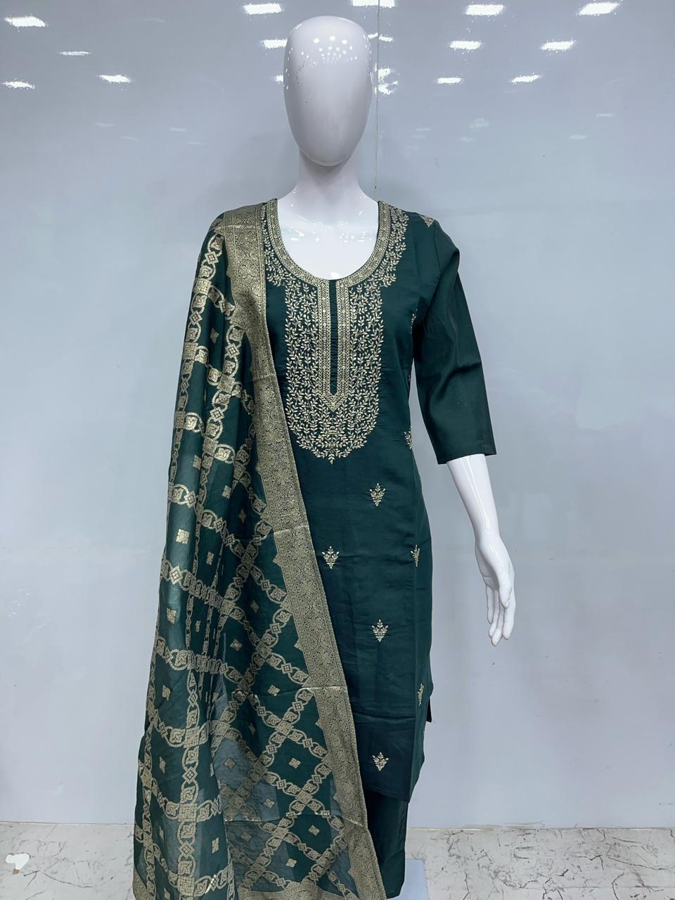 Diya sarees - Banarasi Duppata With Kurti