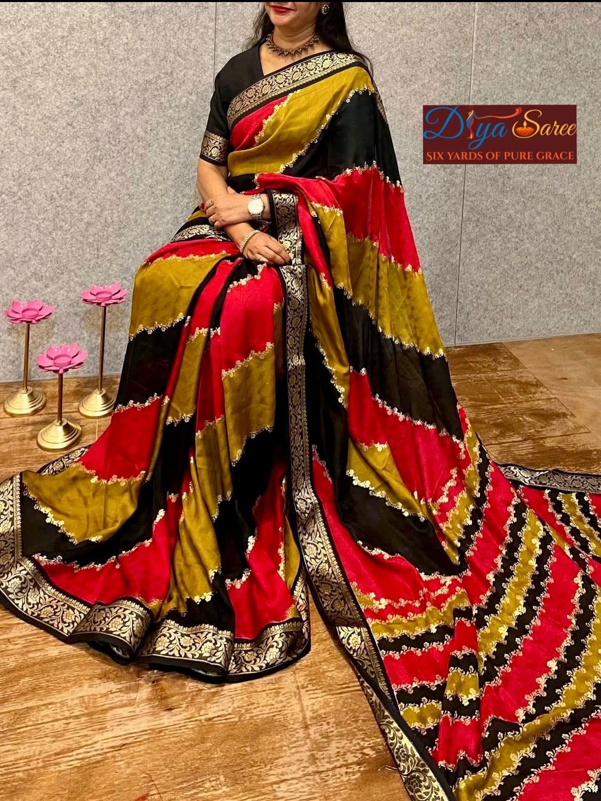 Diya sarees - Matty Georgette