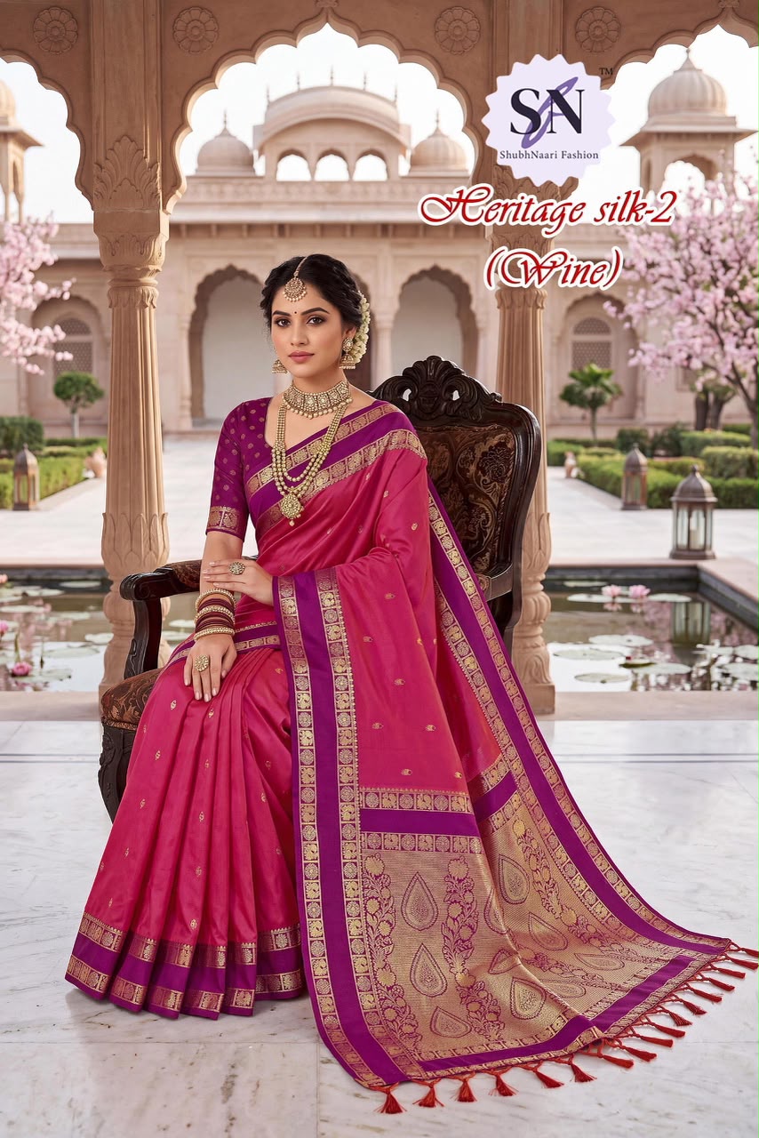 Diya sarees - Gadwal semi pattu silk saree