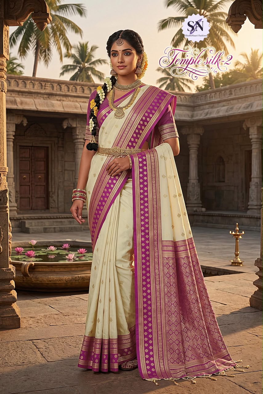 Diya sarees - Saraswati Gadwal Semi Silk Saree