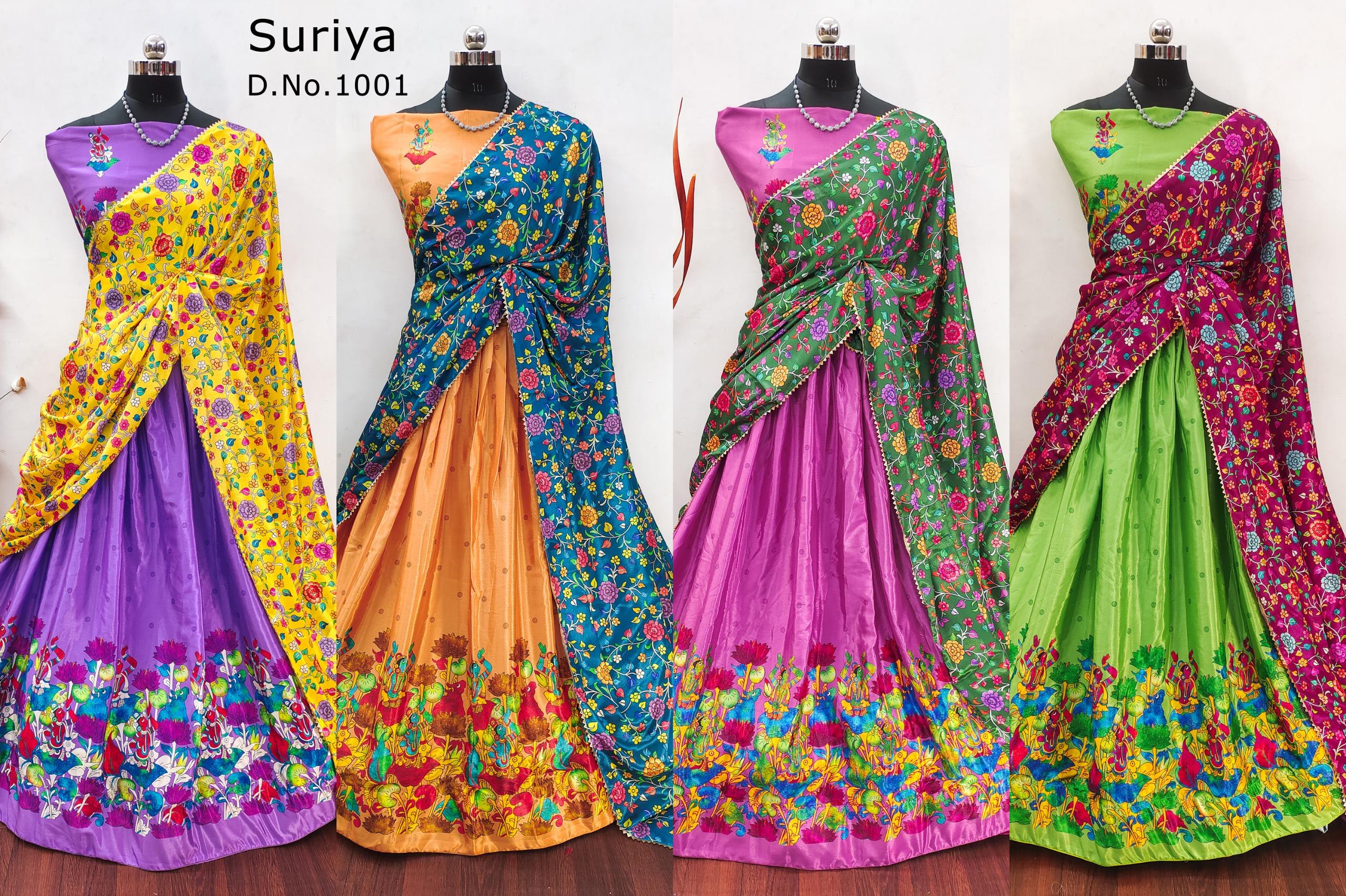 Diya sarees - Digital Lengha