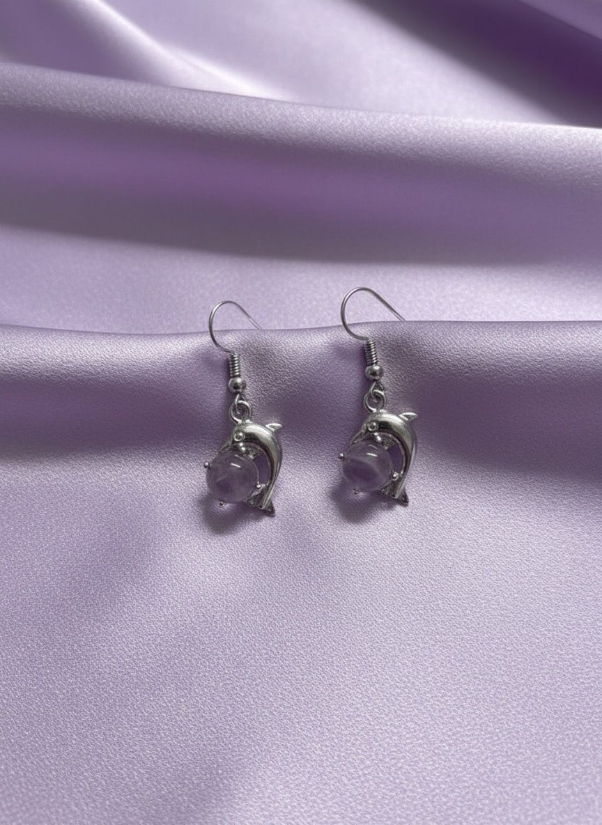 Evaarah - Amethyst Earring - For Stress Relief