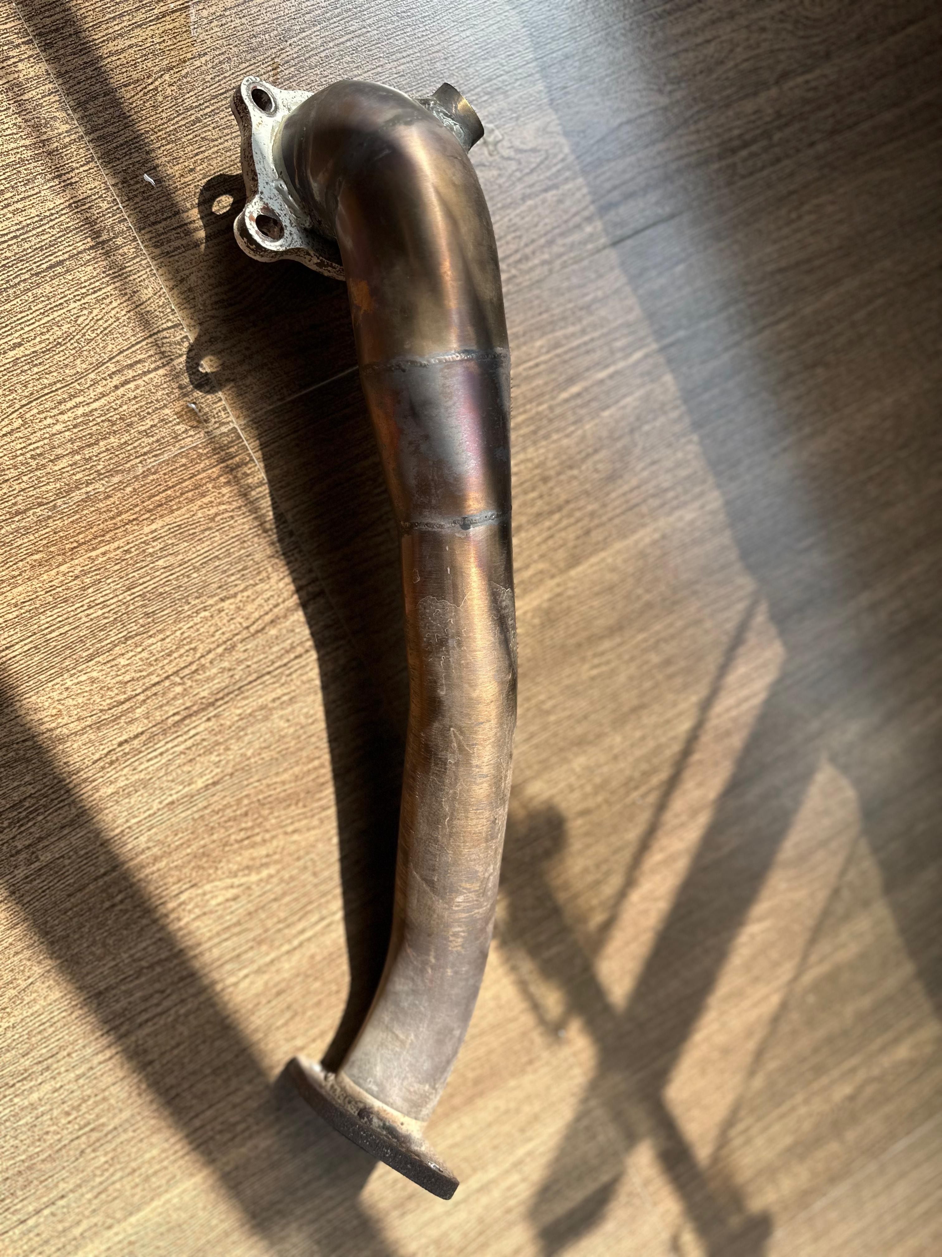 Race Down pipe and mid pipe for VW polo (1.2 TSI)