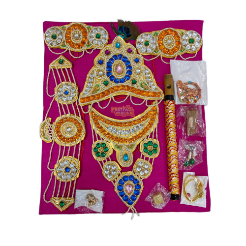 Kids Radha and Krishna jewellery Set