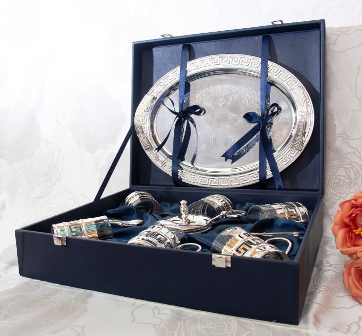 DP - EKN 567 Kawa Set Silver Plated -