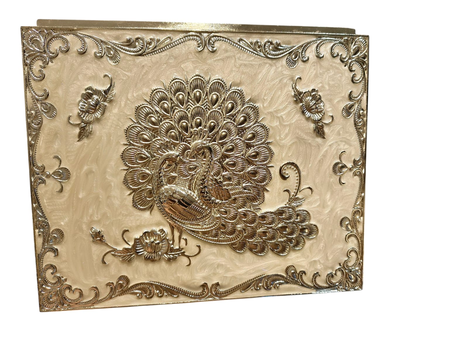 Peacock Dry Fruits Cum jewellery Box