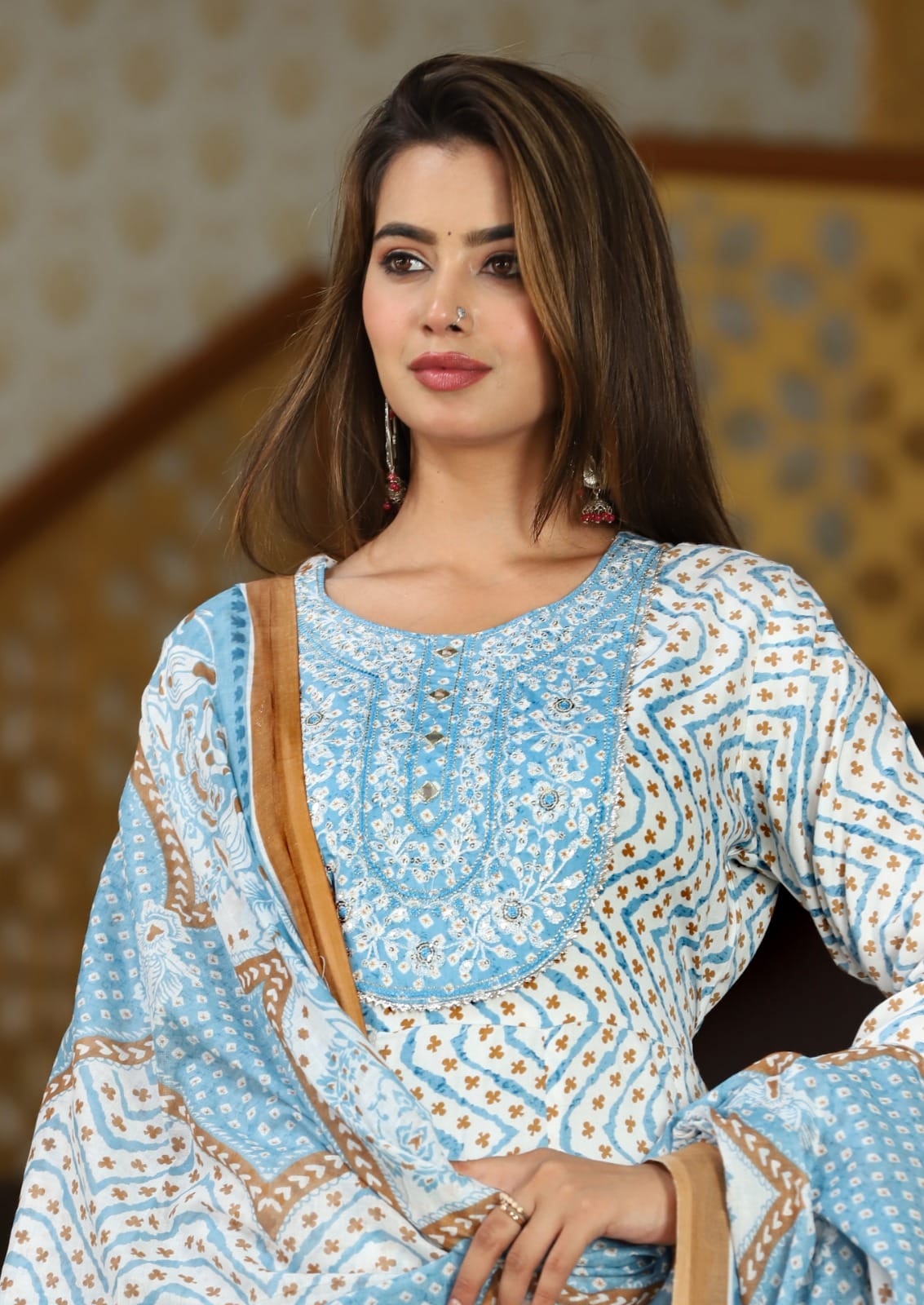 Ginni Textile - Heavy Quality Fabric Naira Kurtie 004