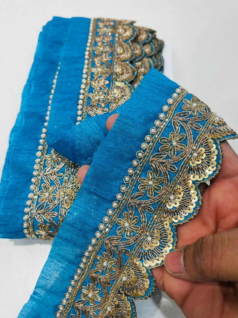 Buy Blue Colour Lace in Abids, Hyderabad