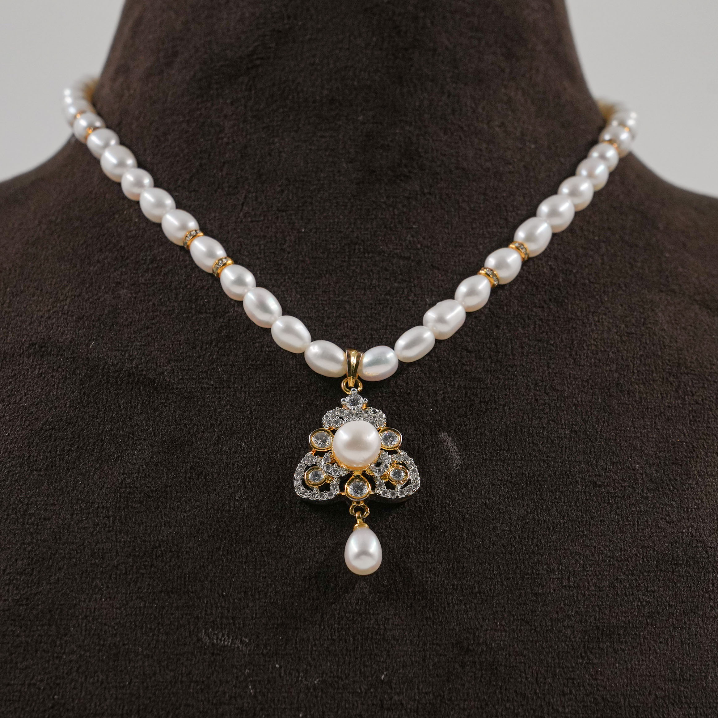 Order Pearl Necklace set online in Hyderabad