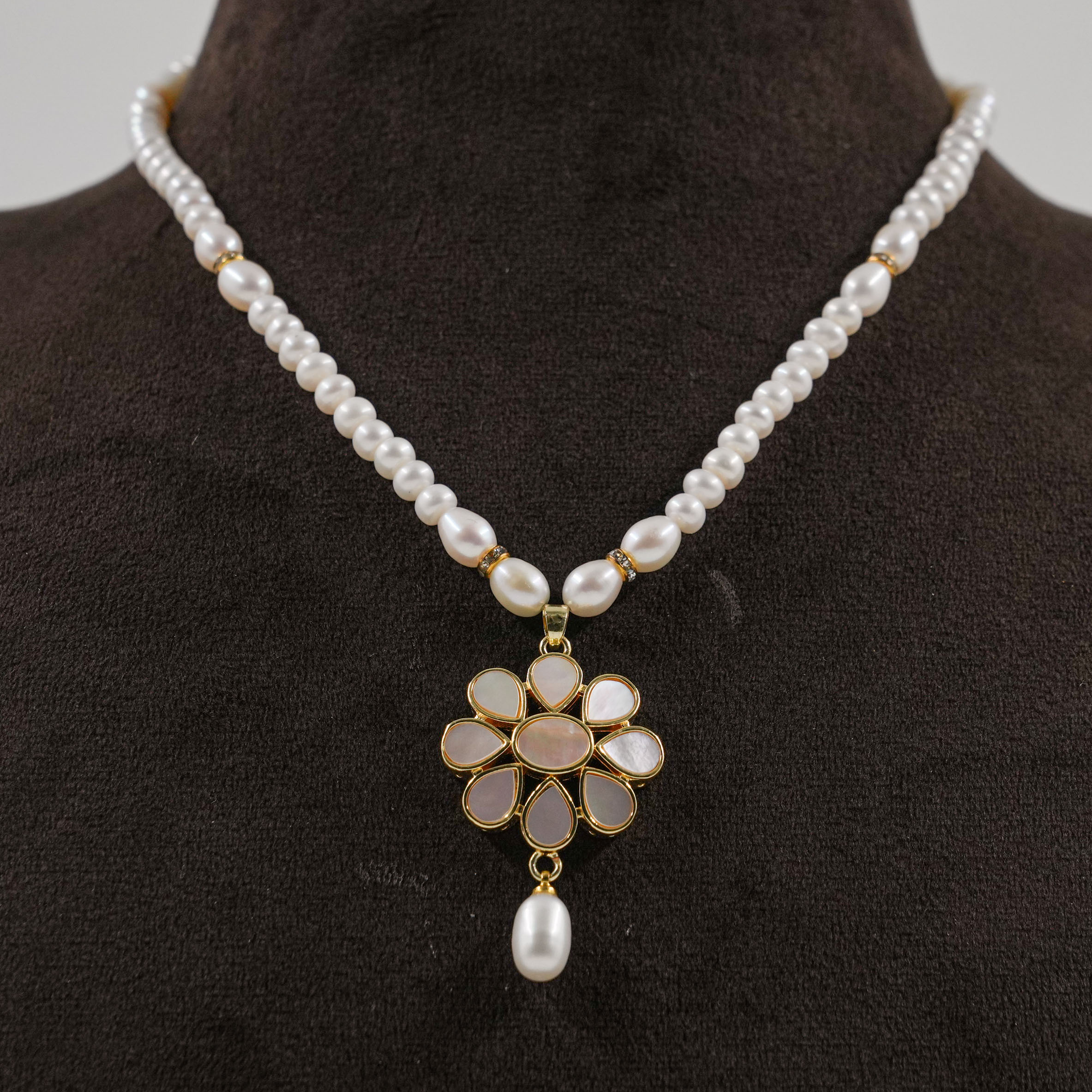 Order Pearl Necklace set online in Hyderabad
