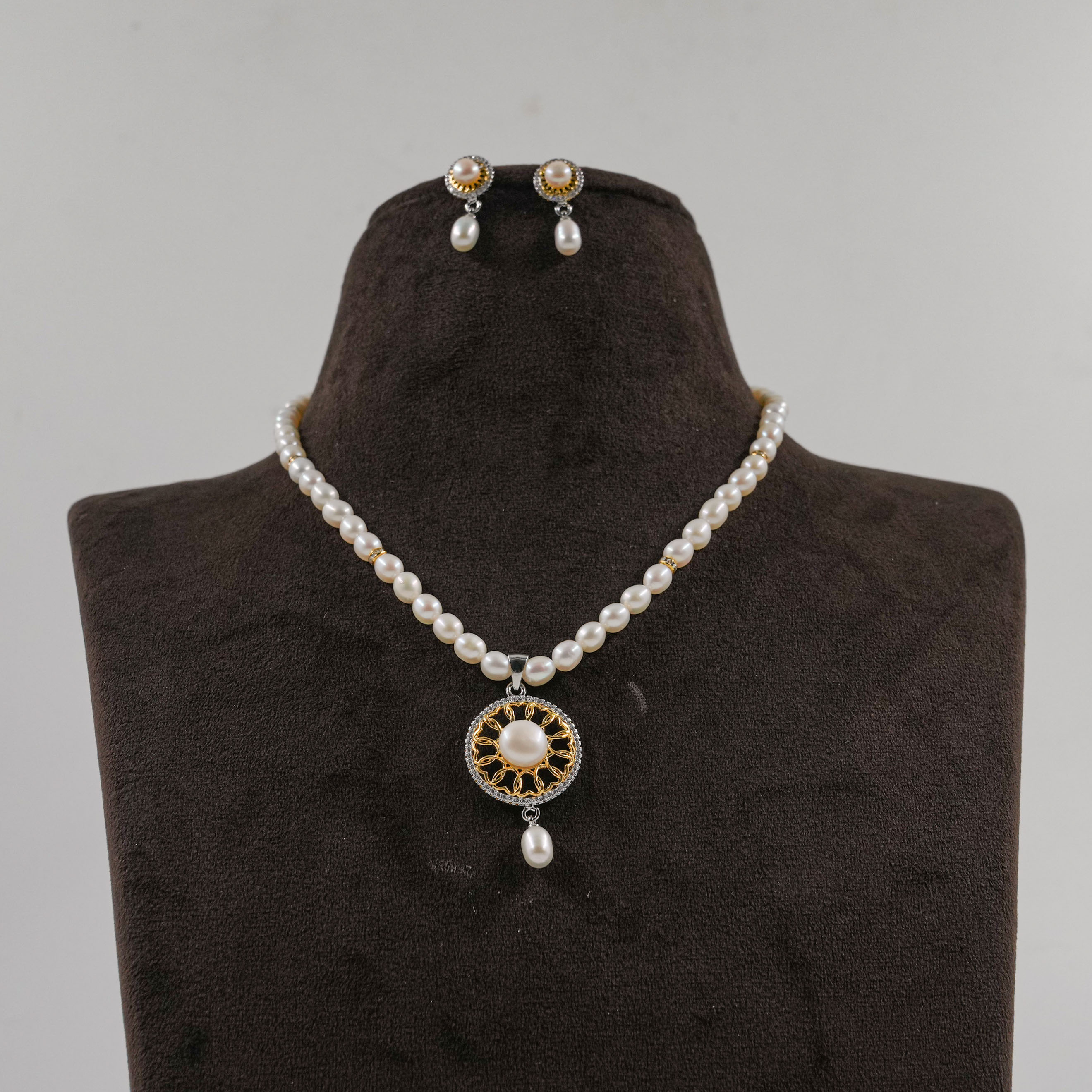 The Pearl Atelier by Kabra Pearls - Pearl Necklace set
