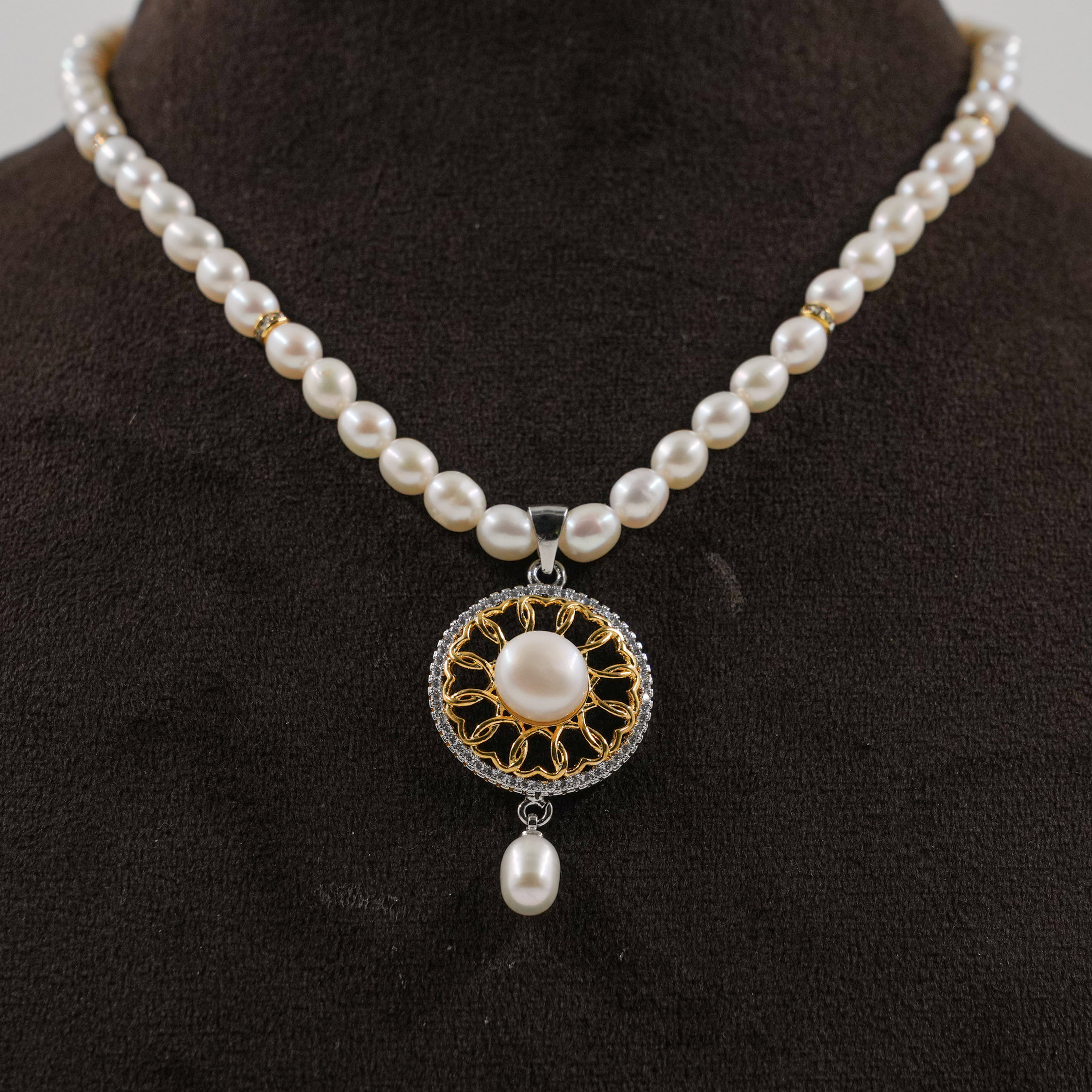 Order Pearl Necklace set online in Hyderabad