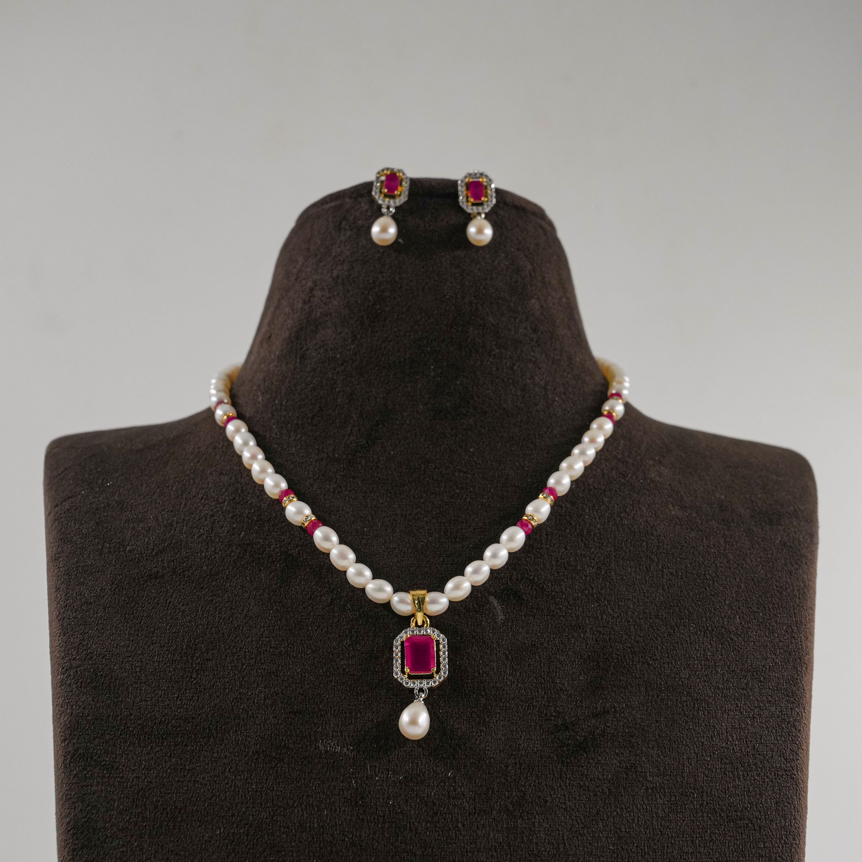 The Pearl Atelier by Kabra Pearls - Pearl Necklace set