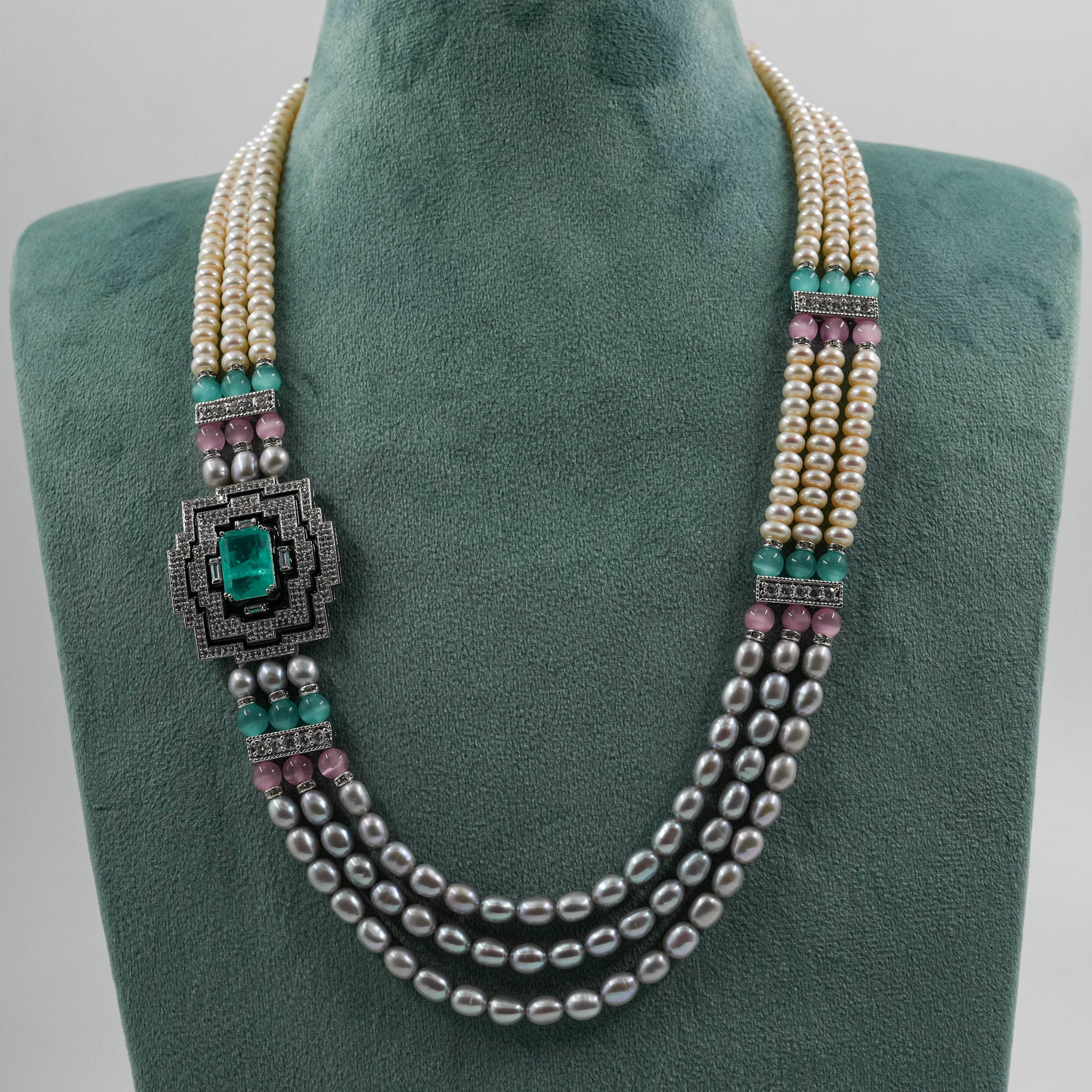 The Pearl Atelier by Kabra Pearls - Pearl Necklace set