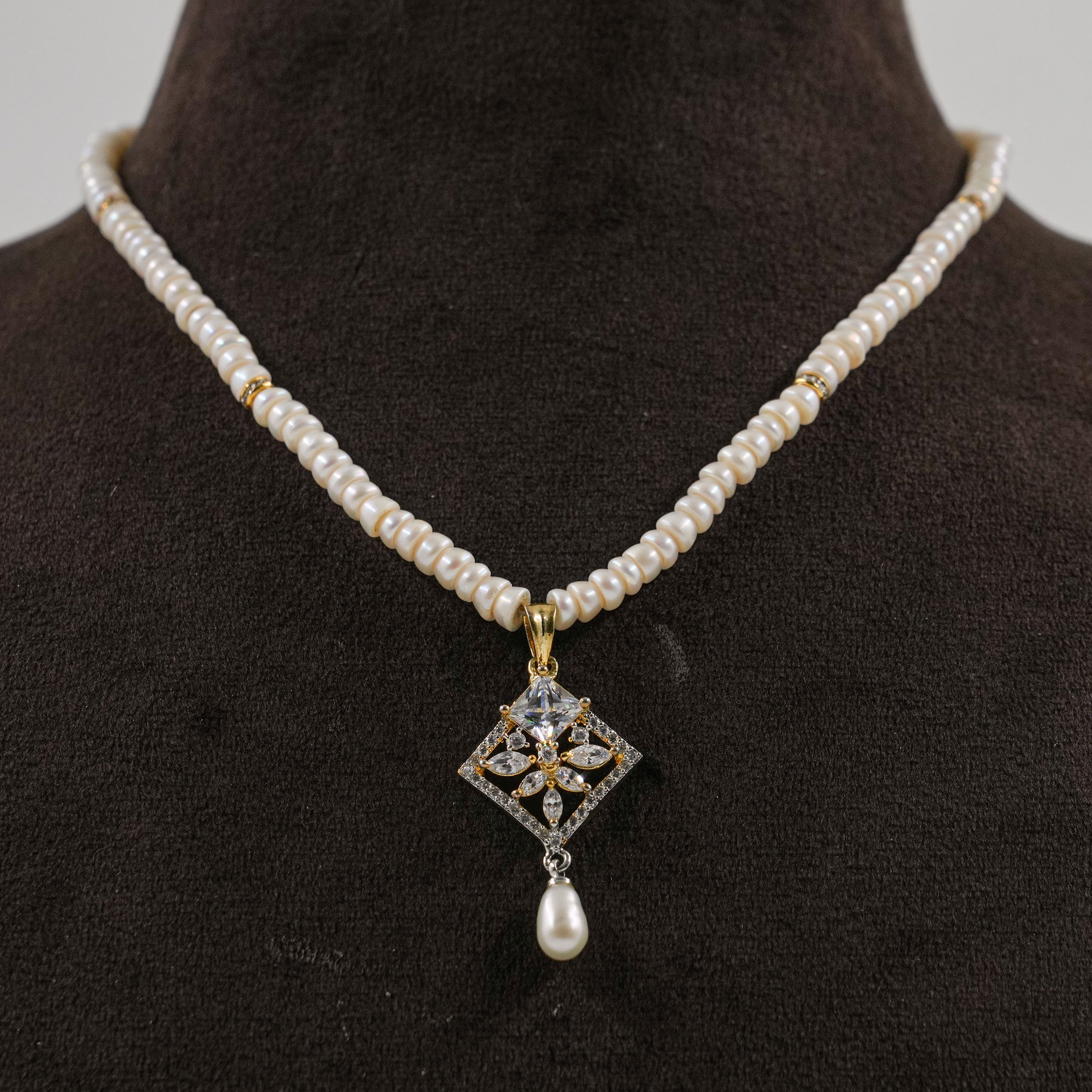 Order Pearl Necklace set online in Hyderabad