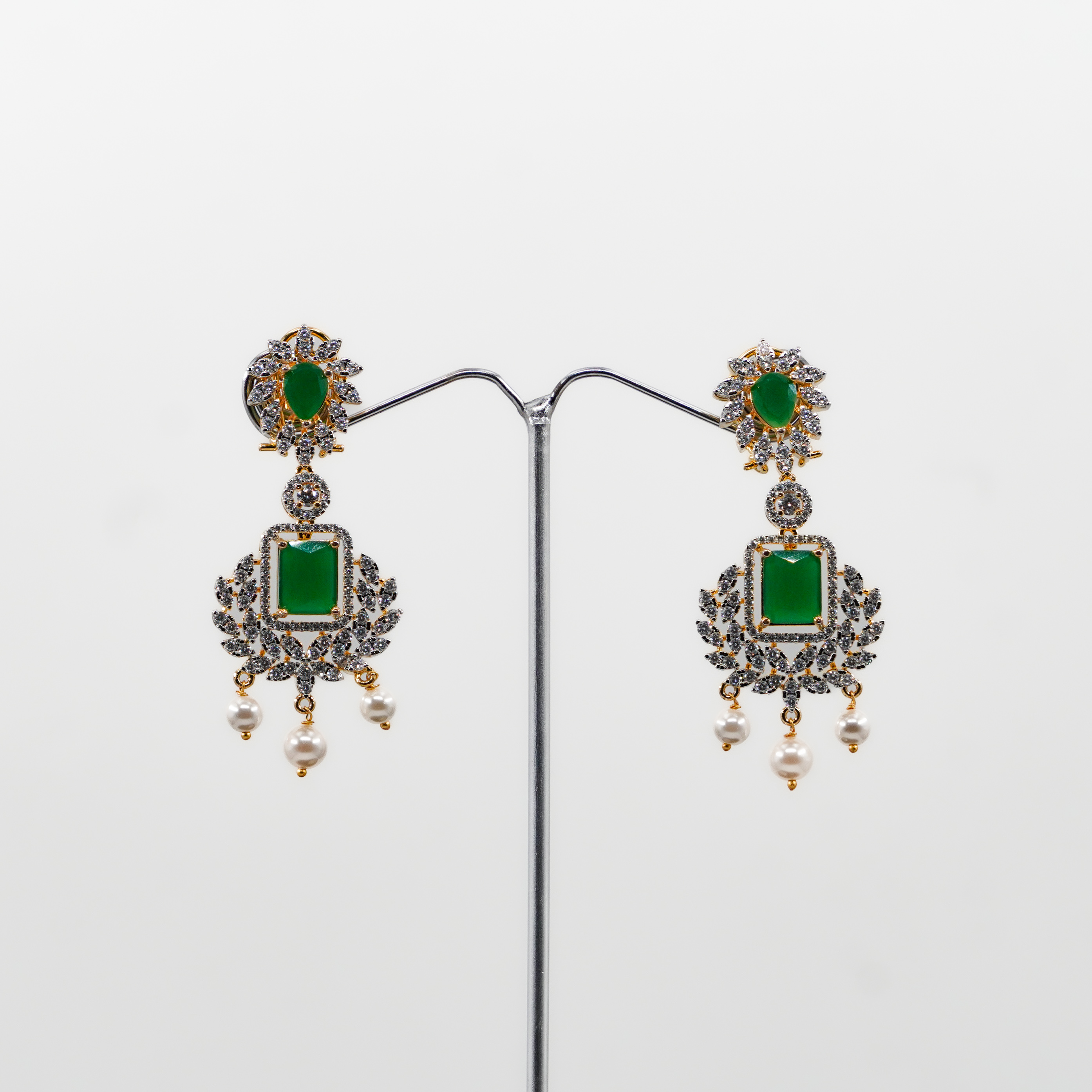 Pearl Emerald Necklace