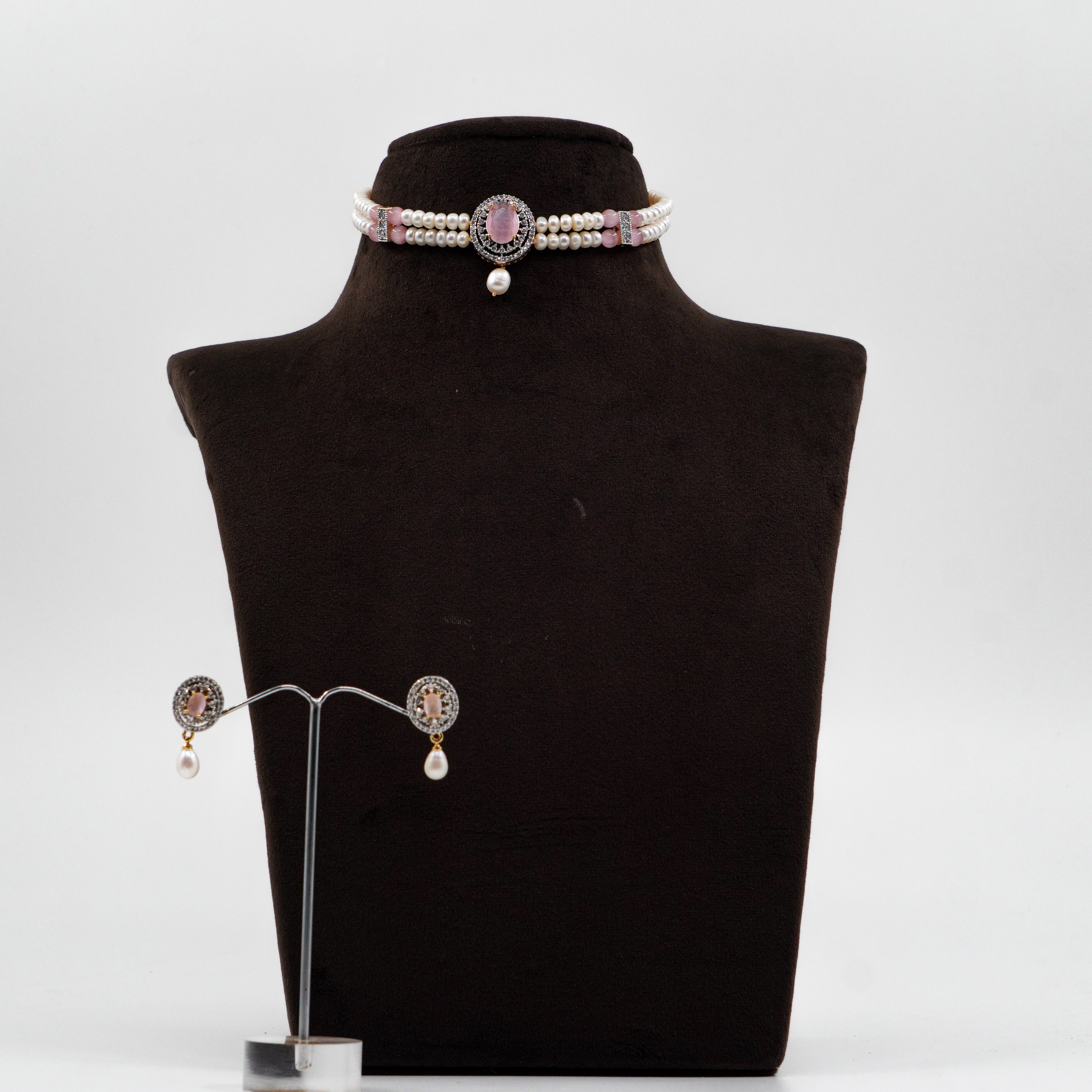 Pearl Choker Set