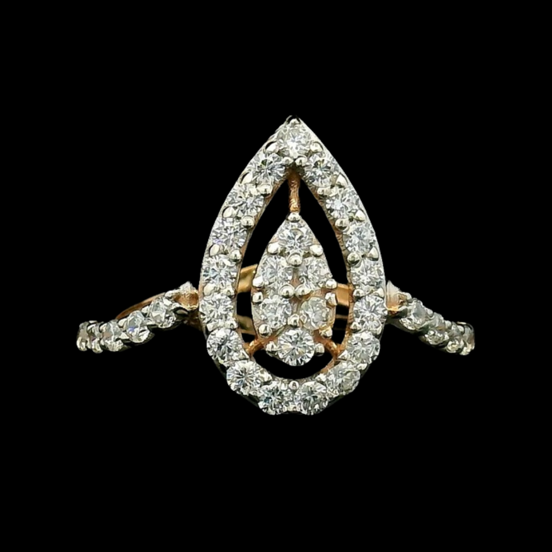 Kimtee Jewellers - Lightweight Pear Ring