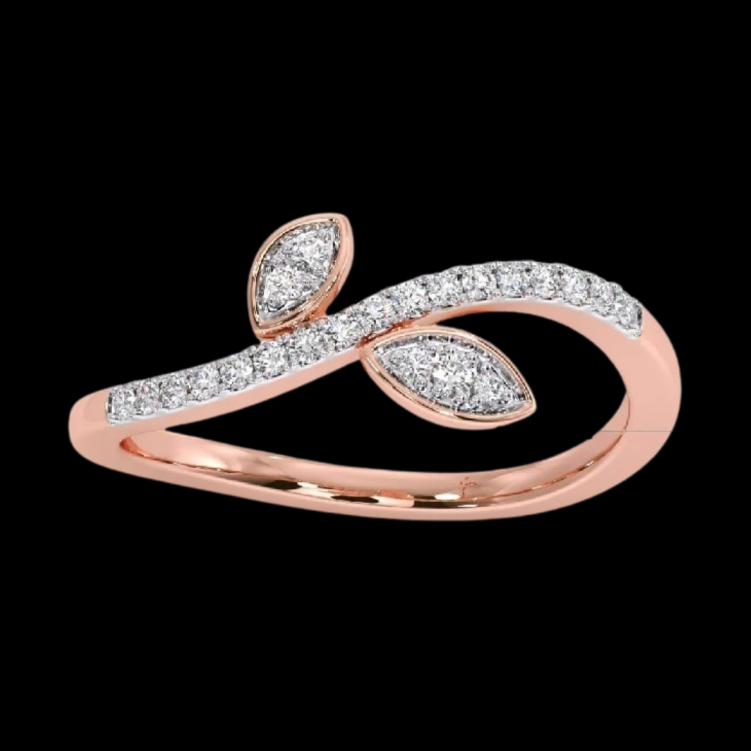 Kimtee Jewellers - Leaf & Lace Ring