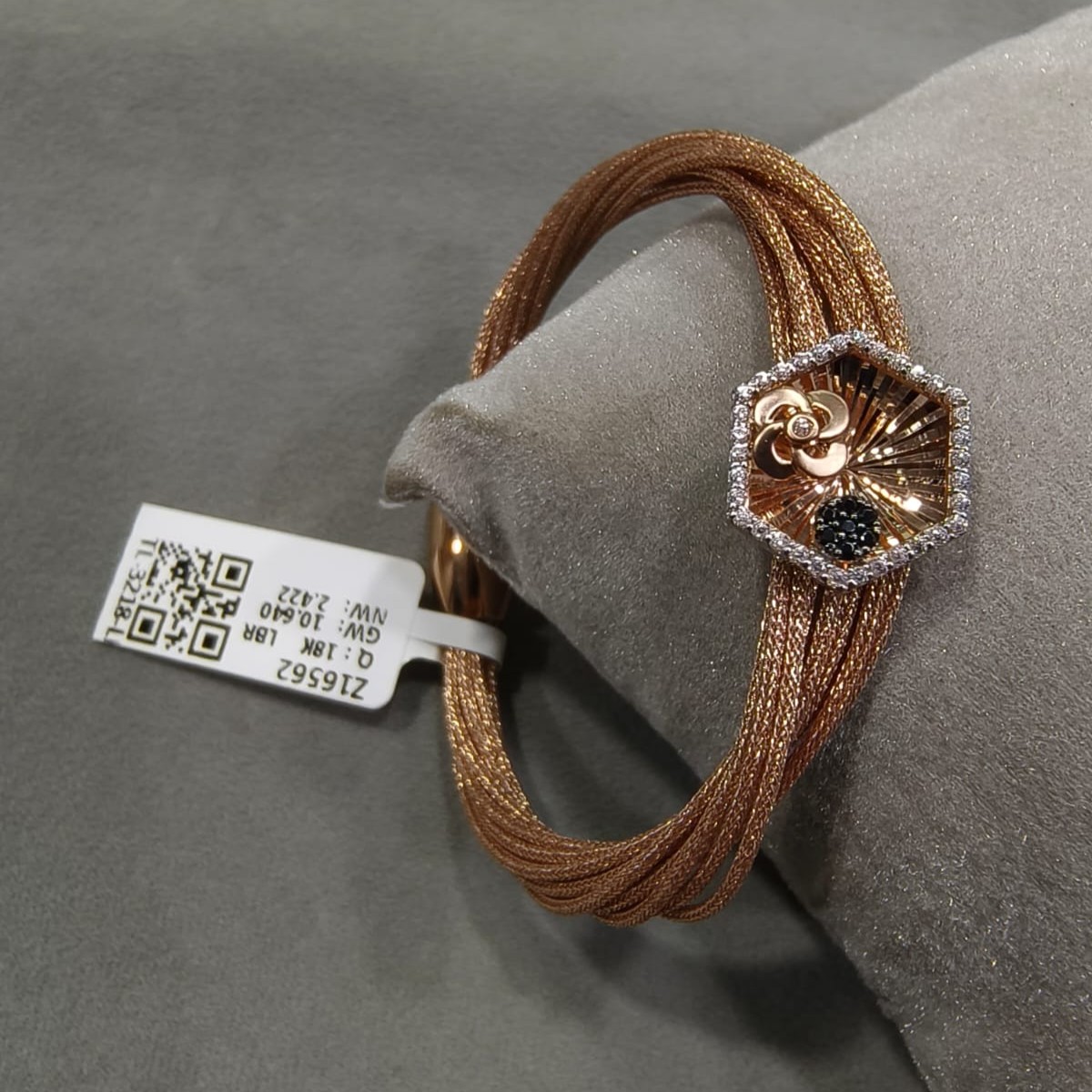 Kimtee Jewellers - 18K Rose Gold Van Cleef Style Imported Women Bracelet