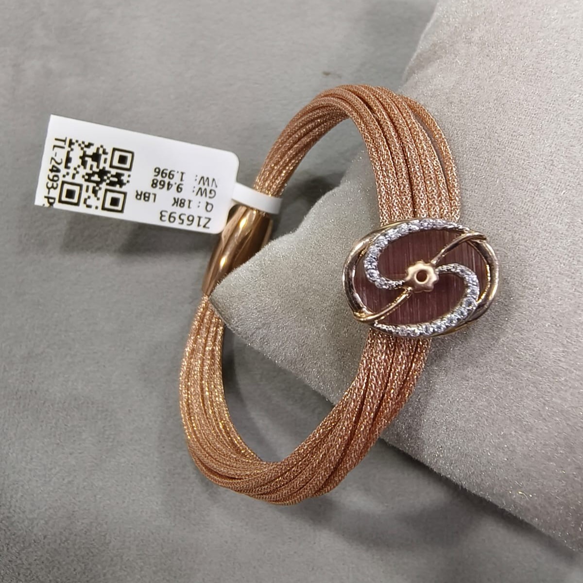Kimtee Jewellers - 18K Rose Gold MOP Imported Women Bracelet