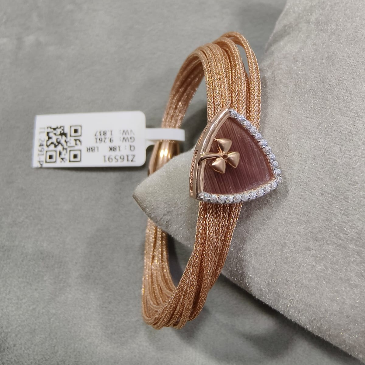 Kimtee Jewellers - 18K Rose Gold Pink MOP Imported Women Bracelet