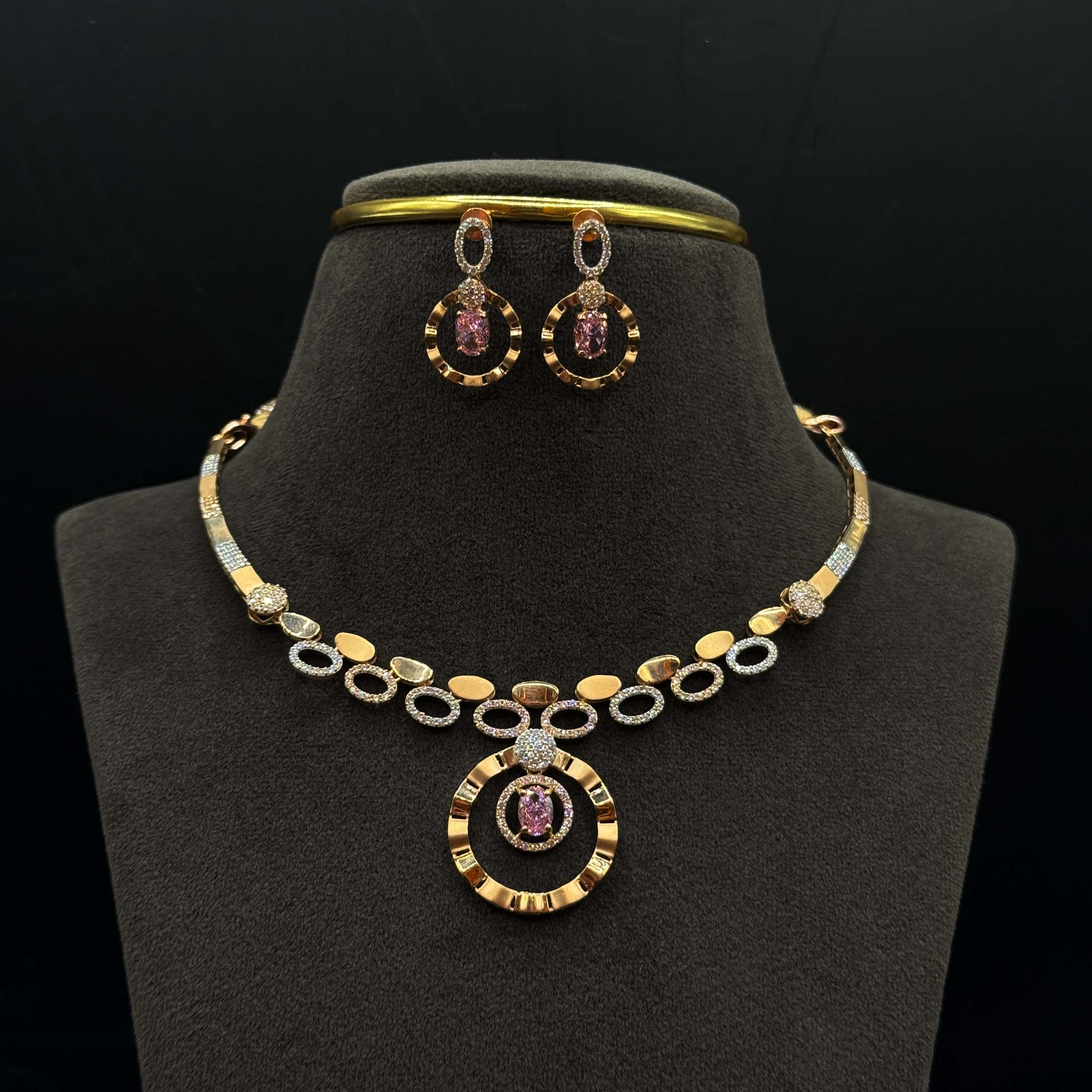 Kimtee Jewellers - Pink Fancy 18K Gold Necklace