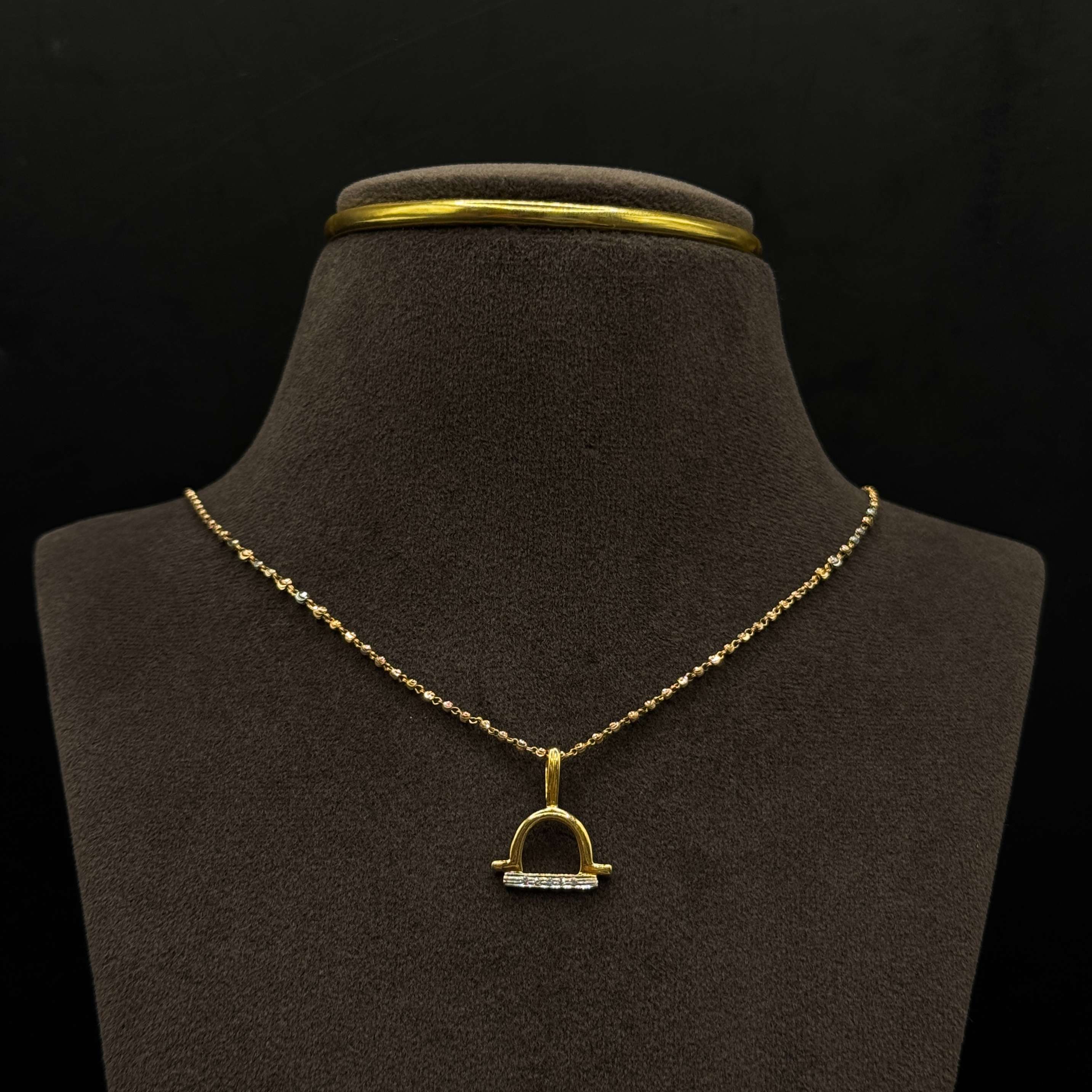 Kimtee Jewellers - Rose Gold Ball Chain w/ Diamond Locket
