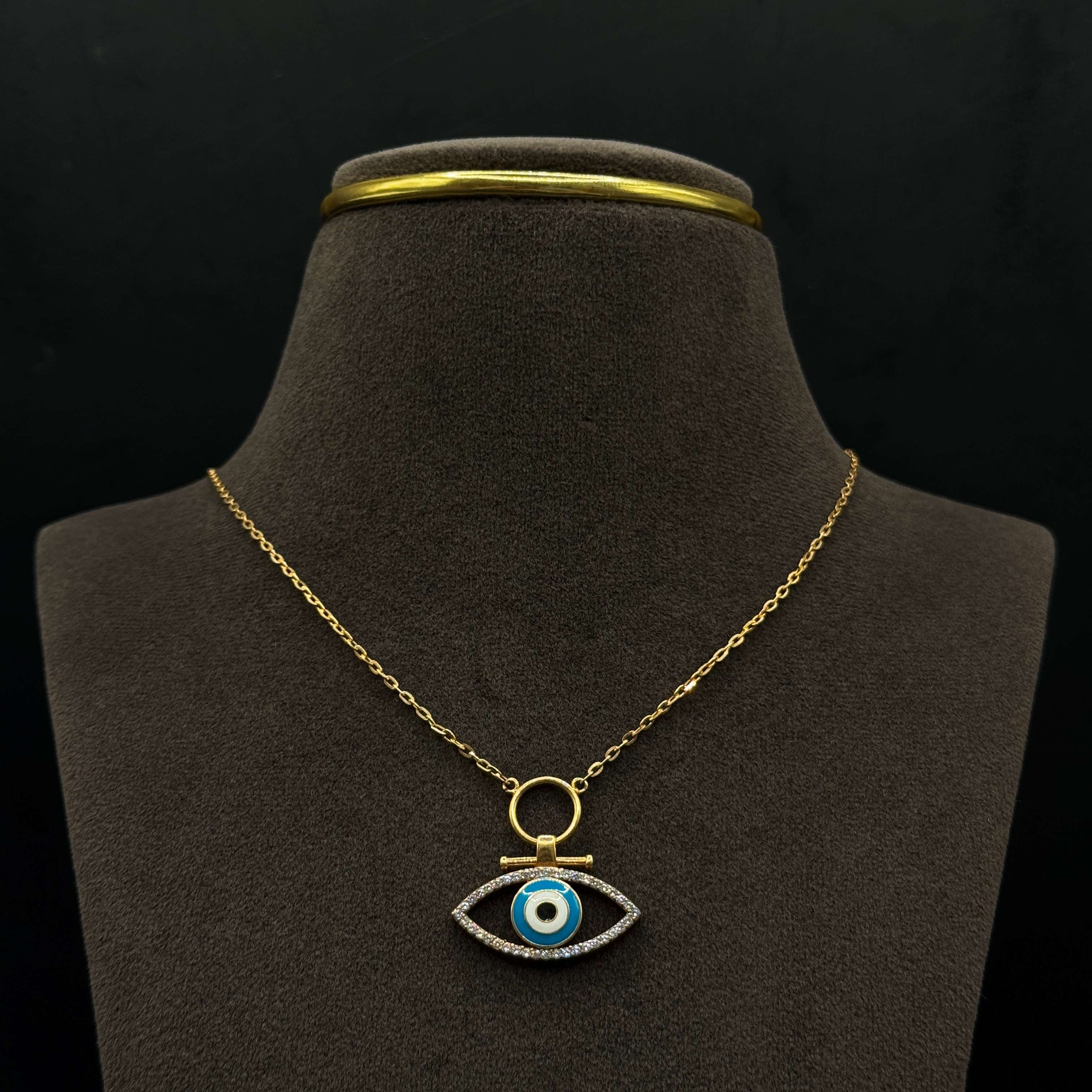 Kimtee Jewellers - Evil Eye Rose Gold 18K Ladies Chain