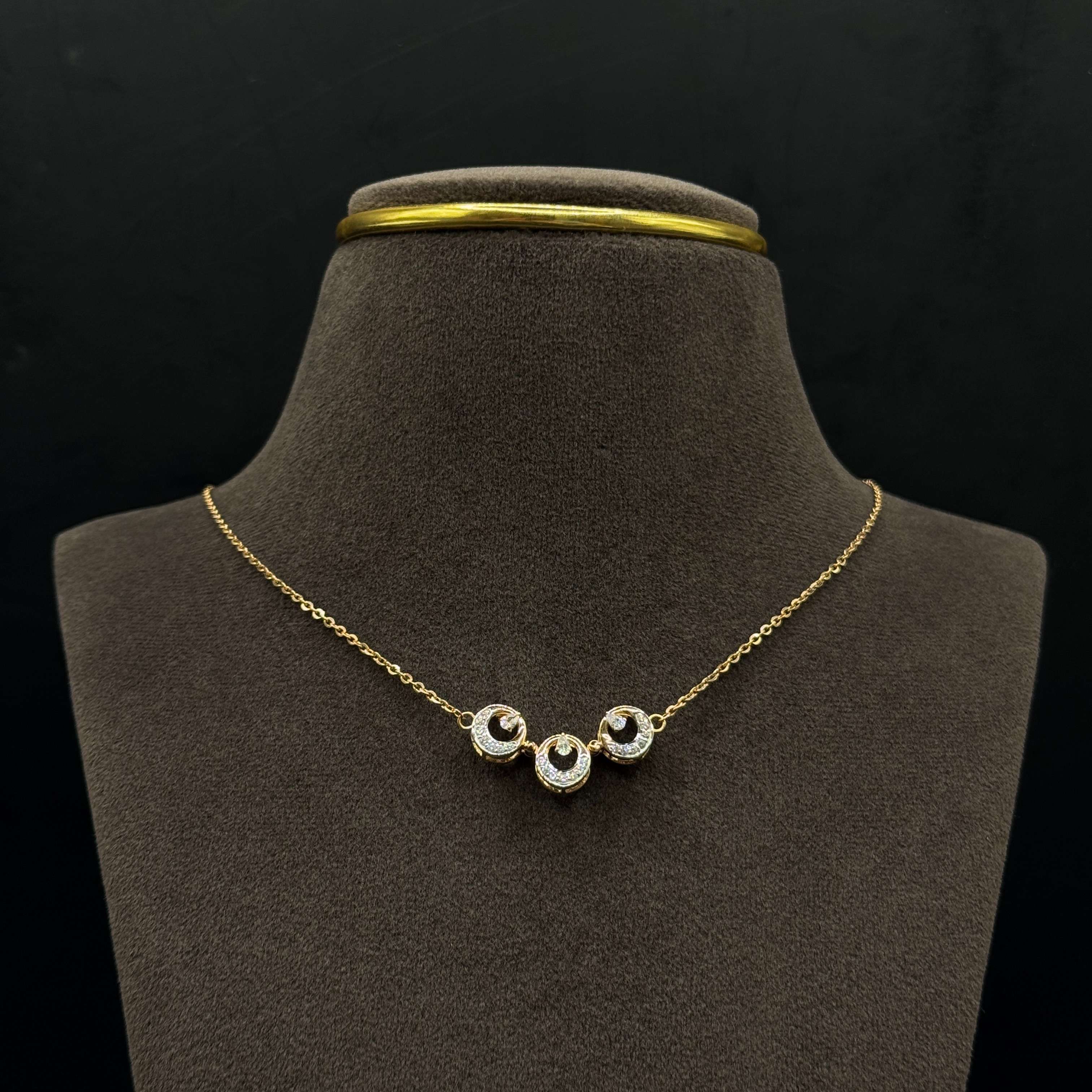 Kimtee Jewellers - Magnetic 2 Design Locket Change Rose Gold 18K Chain