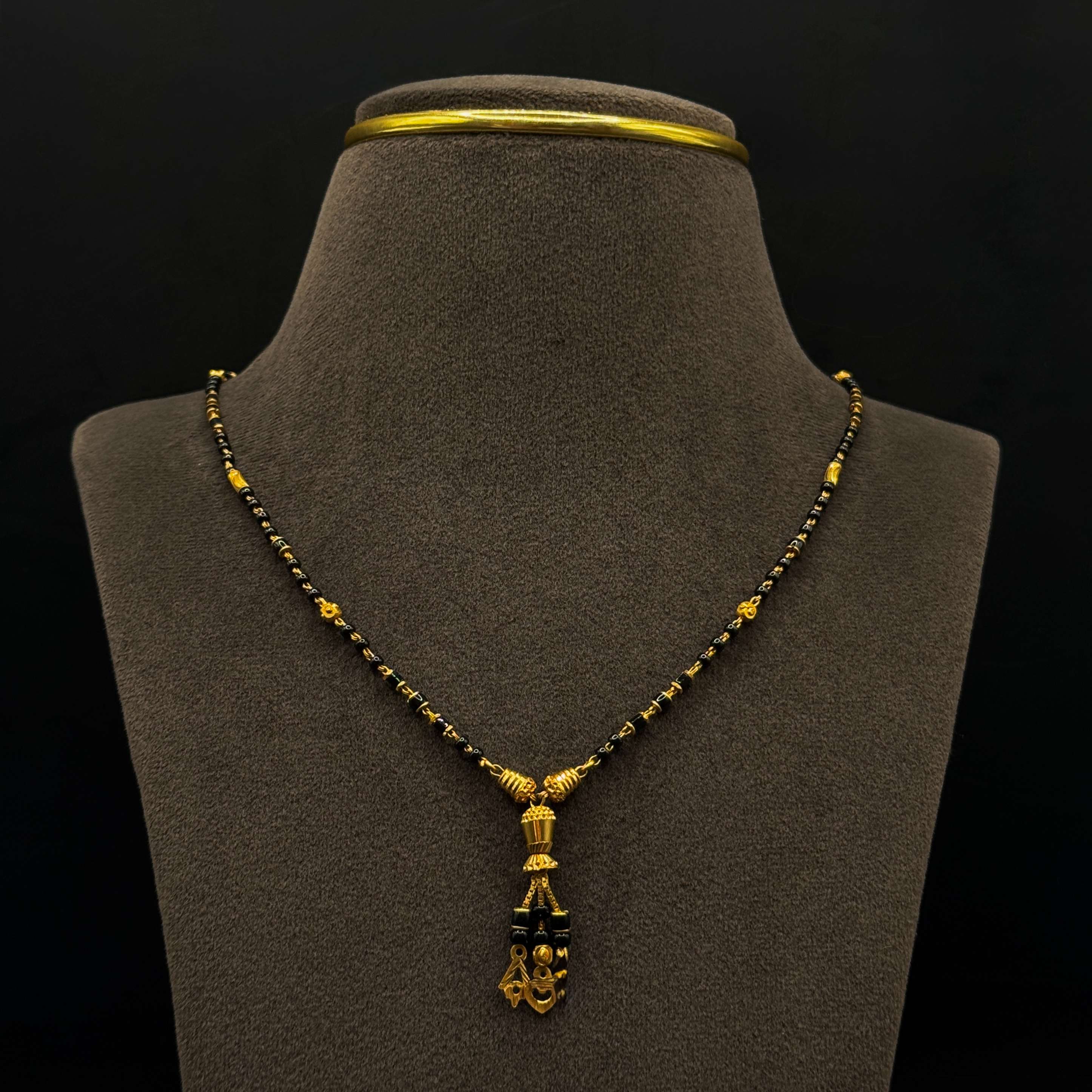 Kimtee Jewellers - Locket Charms 916 Gold Mangalsutra