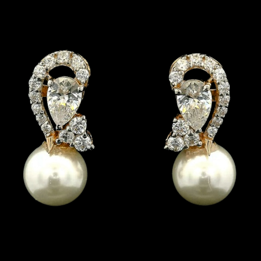 Kimtee Jewellers - Dreamlit Pearl Drop Hangings
