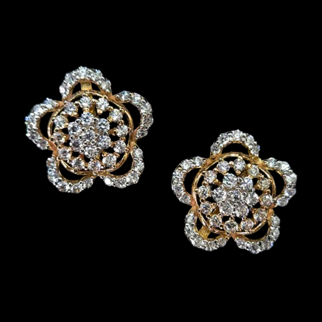Kimtee Jewellers - Luna Gold Studs