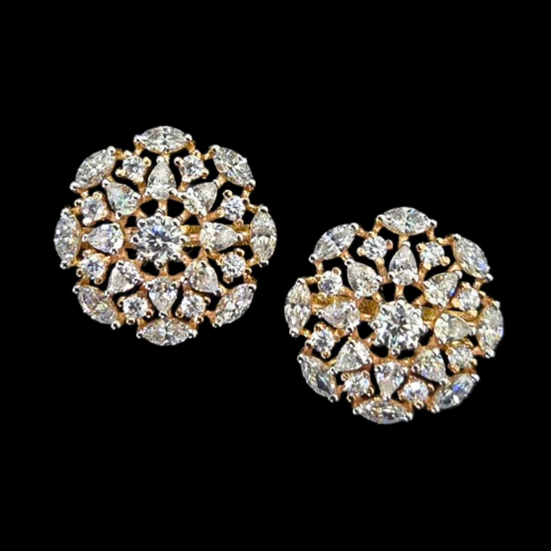 Kimtee Jewellers - Sunkissed Rose Studs
