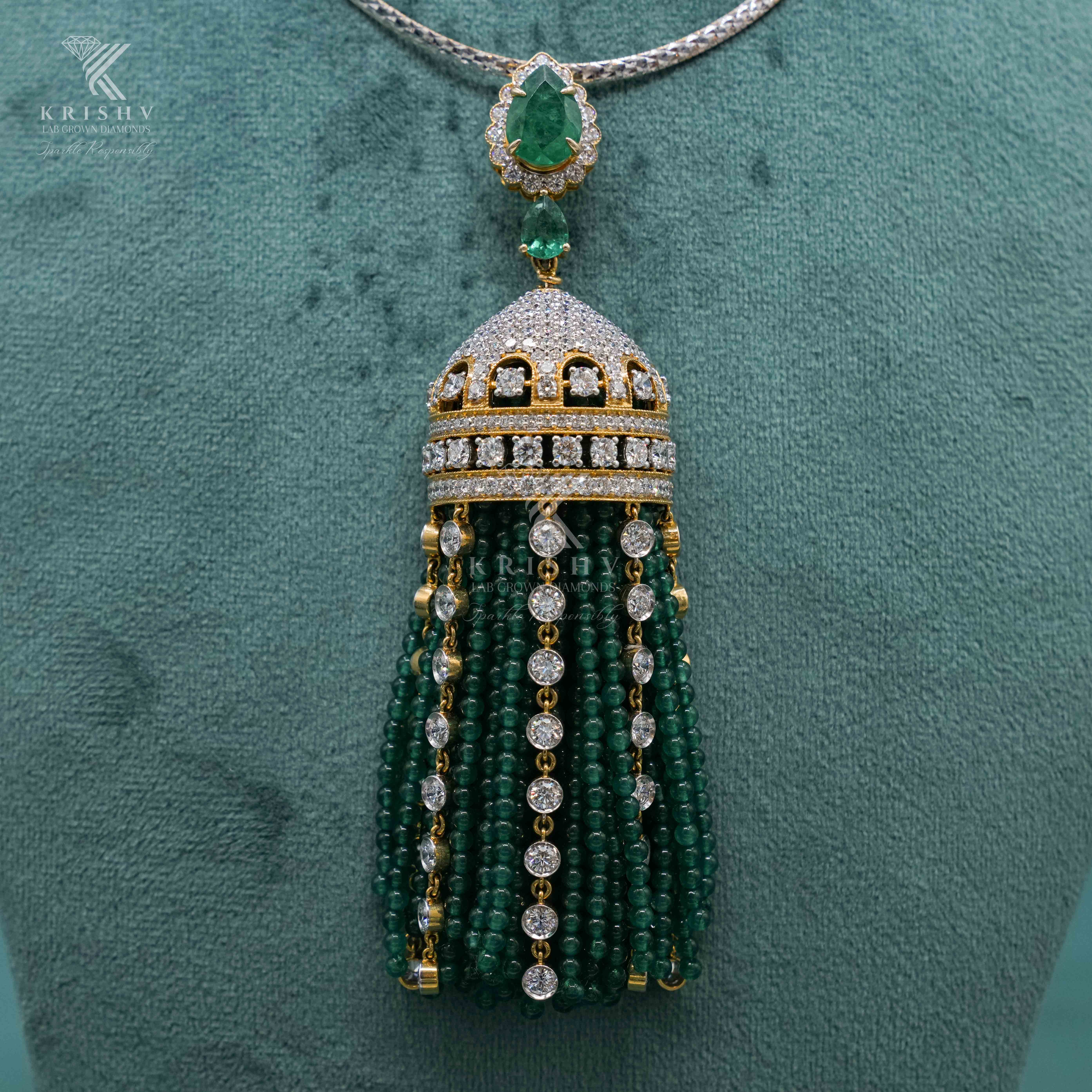 Krishv Lab Grown Diamonds - Diamond Pendent