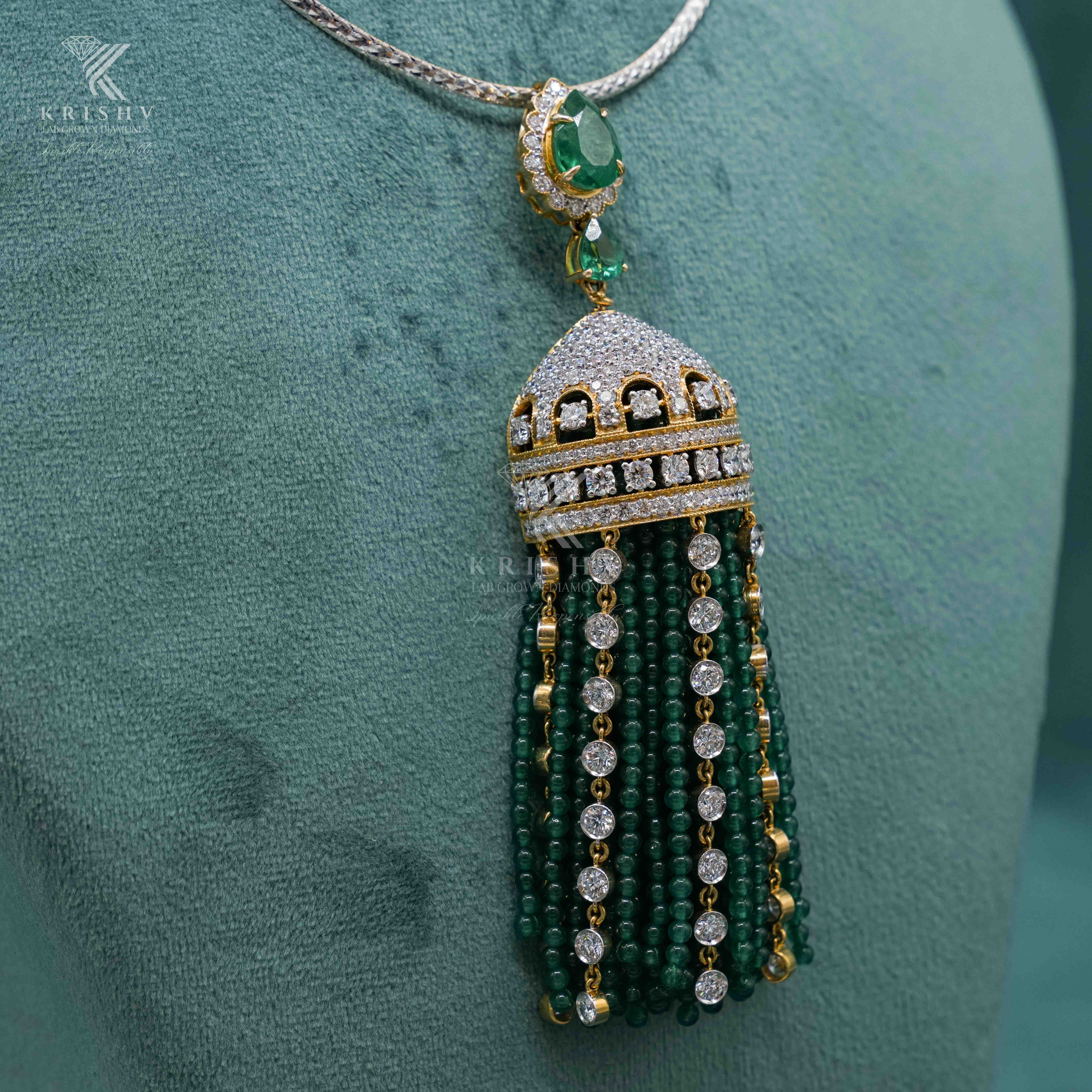 Krishv Lab Grown Diamonds - Diamond Pendent