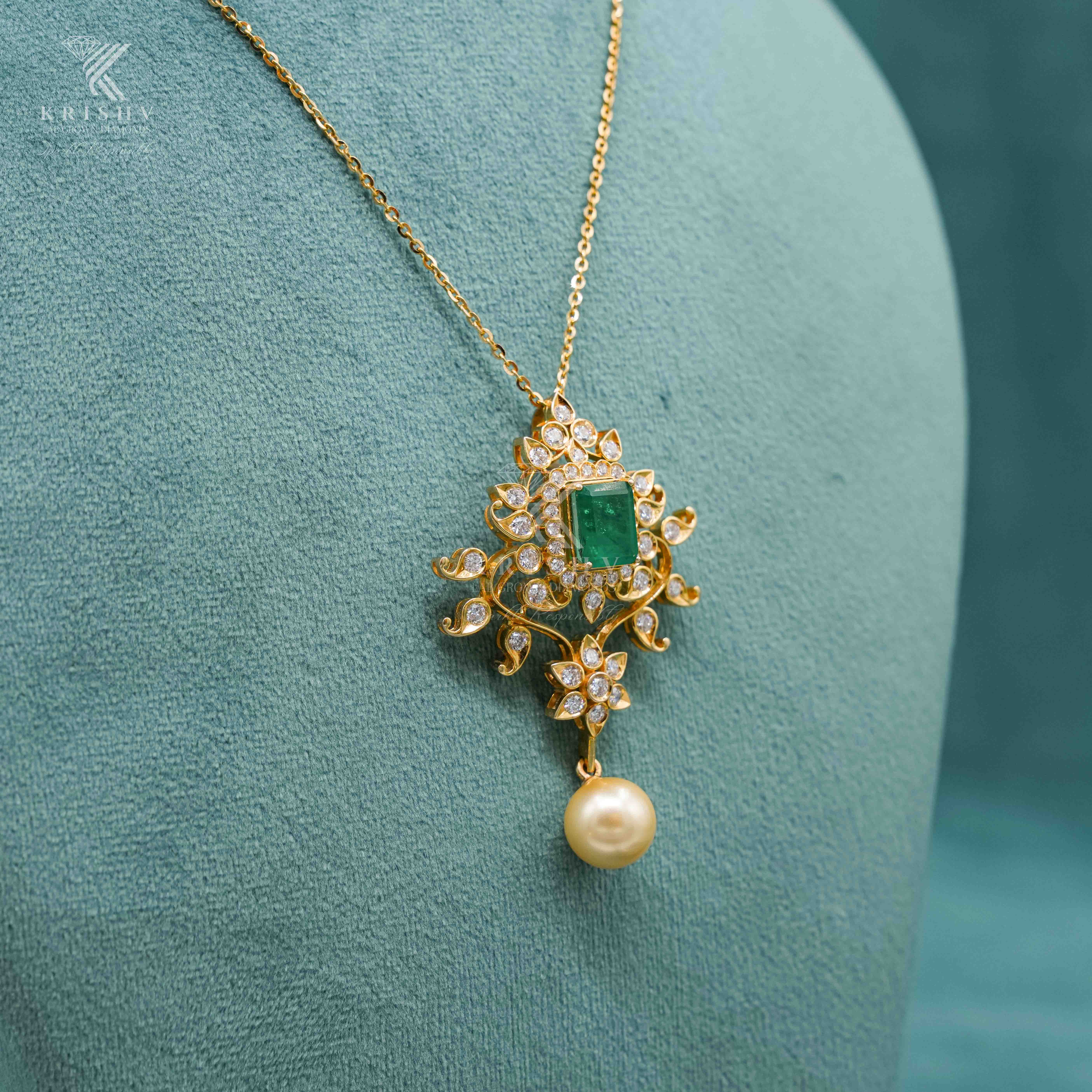 Krishv Lab Grown Diamonds - Diamond Pendent