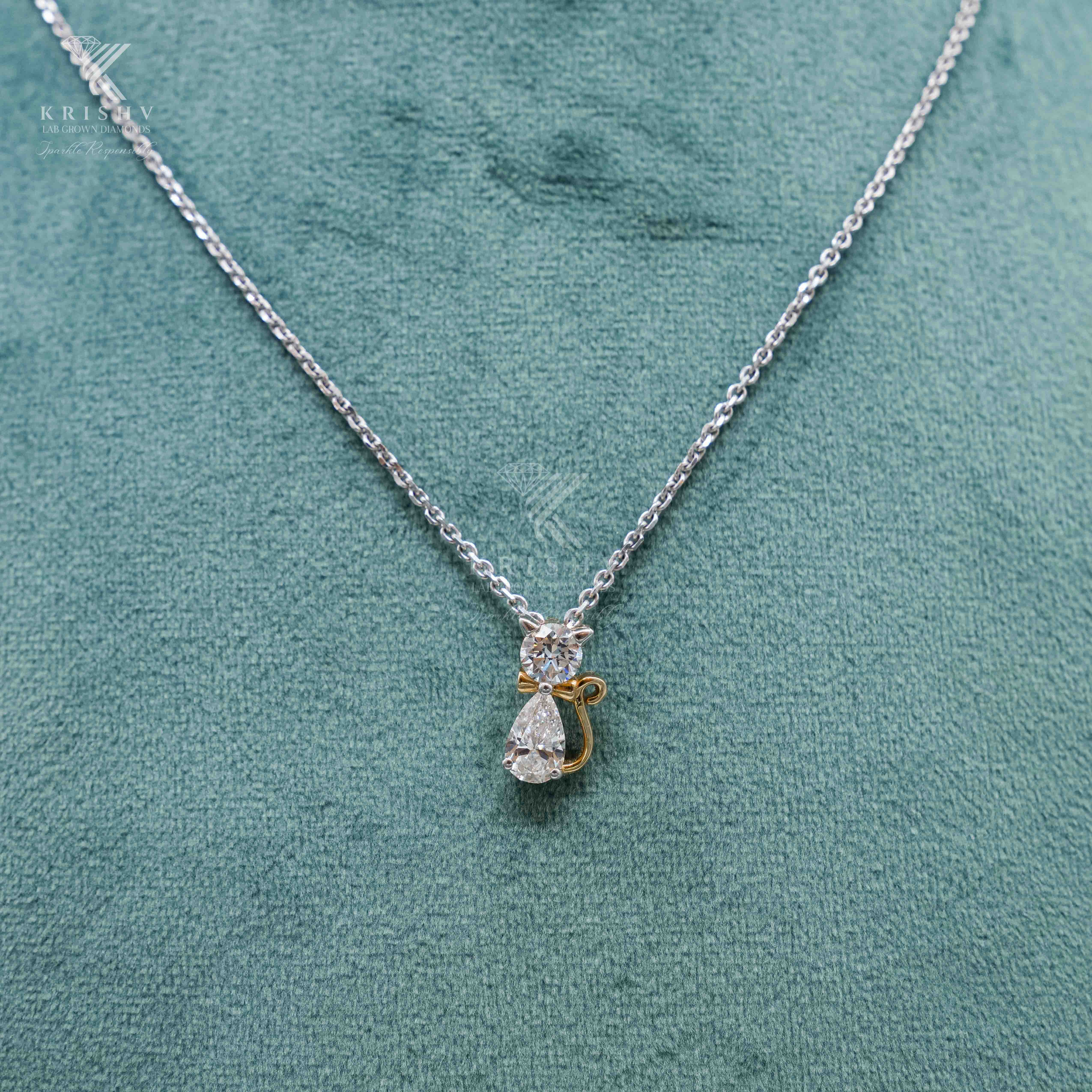 Krishv Lab Grown Diamonds - Diamond Pendent