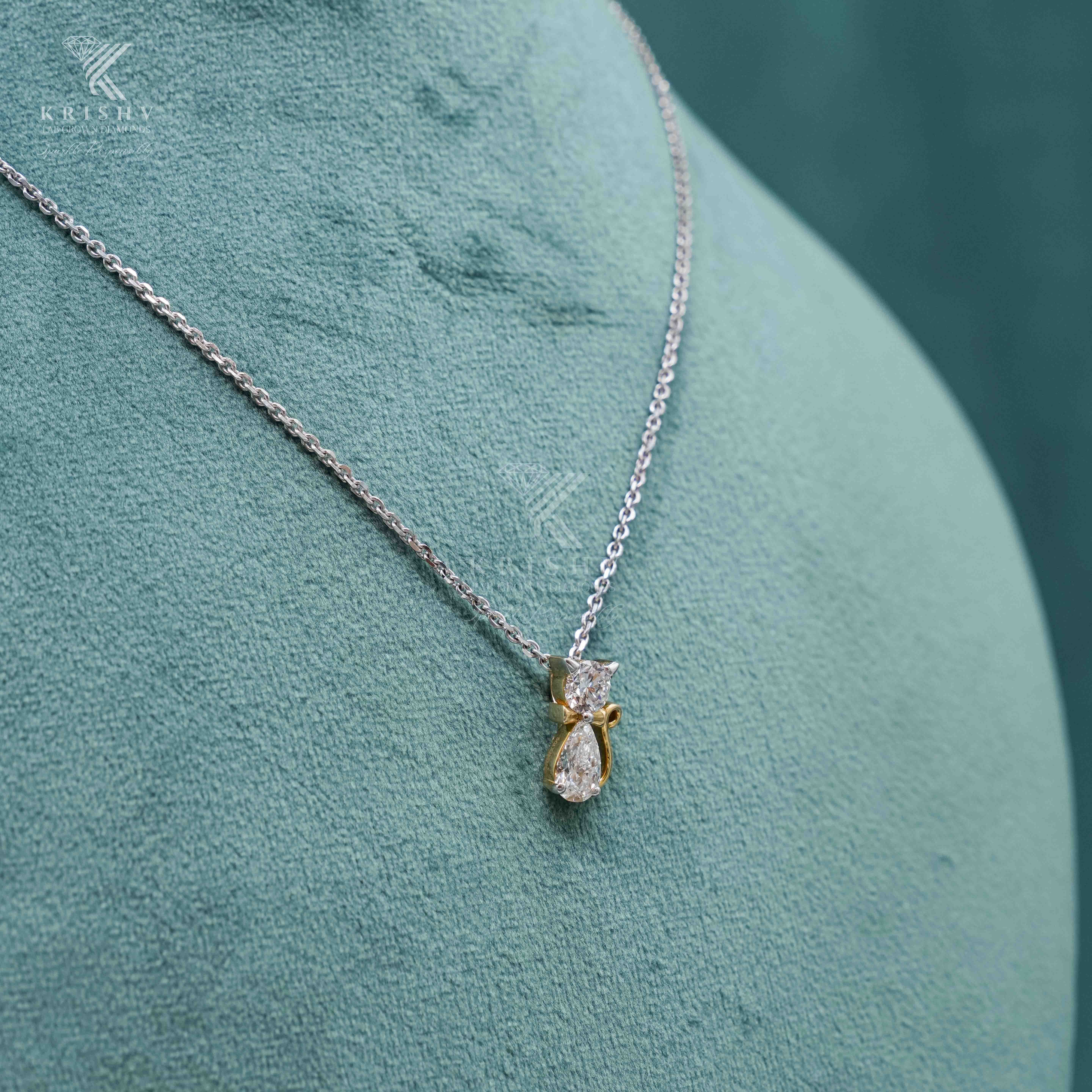 Krishv Lab Grown Diamonds - Diamond Pendent