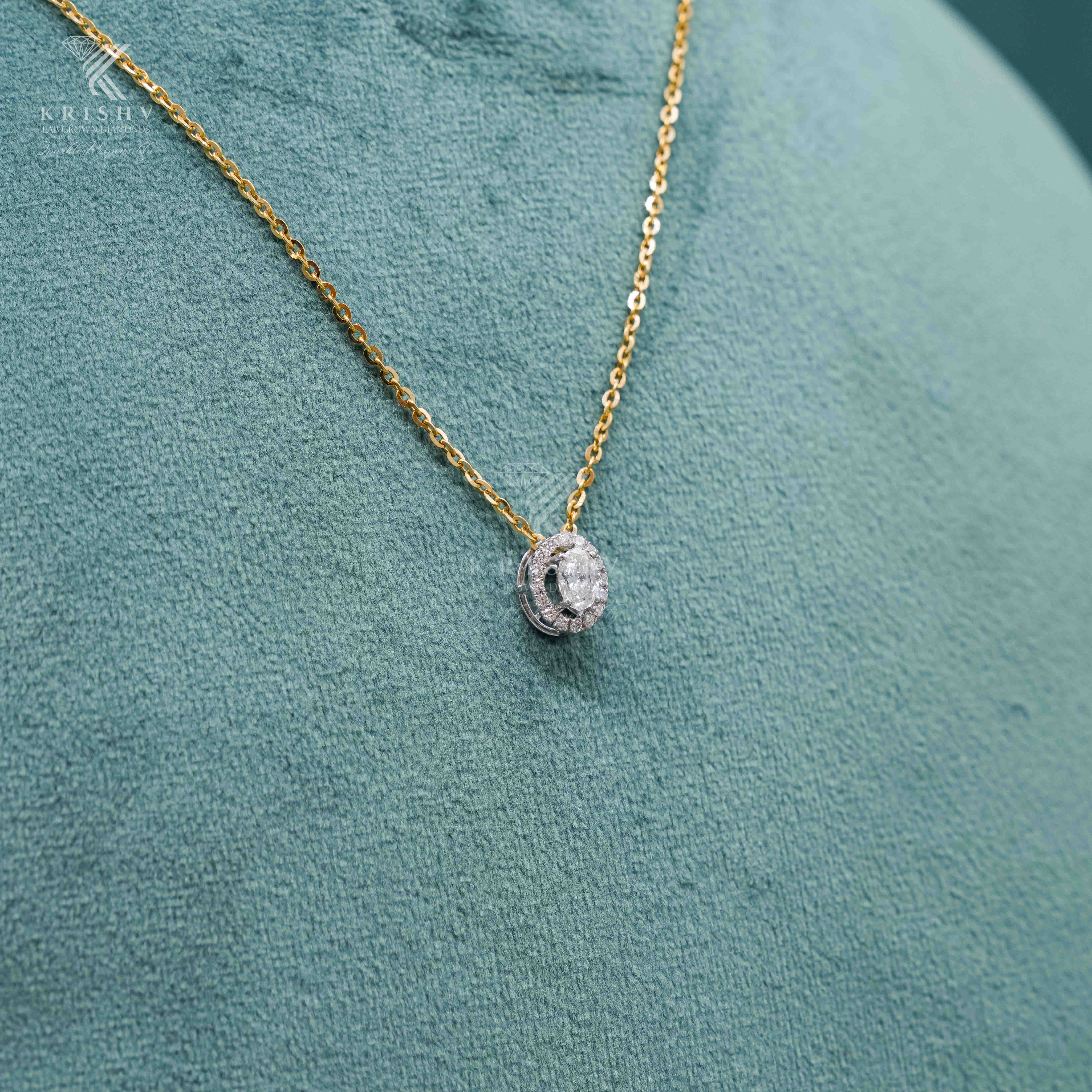 Krishv Lab Grown Diamonds - Diamond Pendent