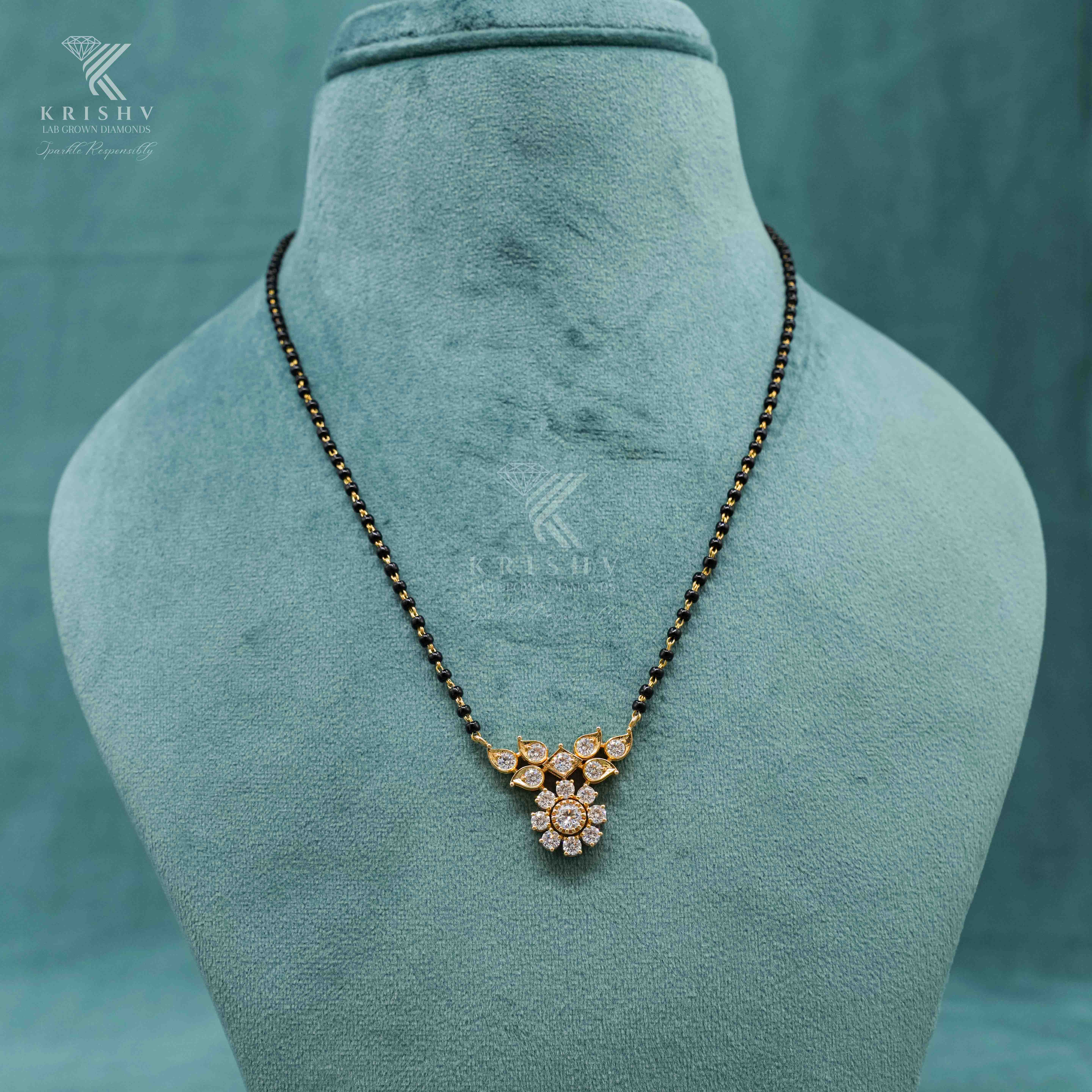 Krishv Lab Grown Diamonds - Diamond Chain Pendent