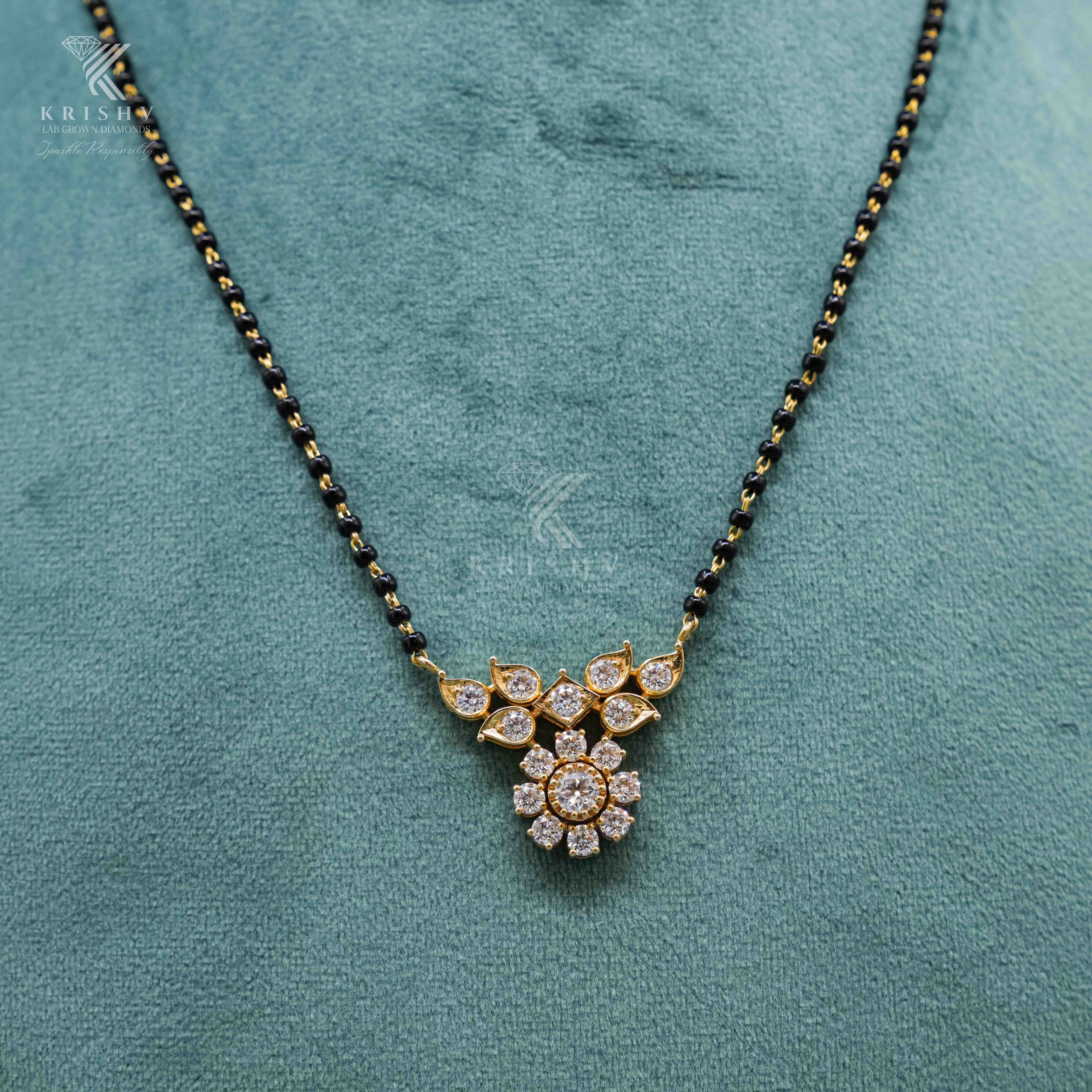 Krishv Lab Grown Diamonds - Diamond Chain Pendent