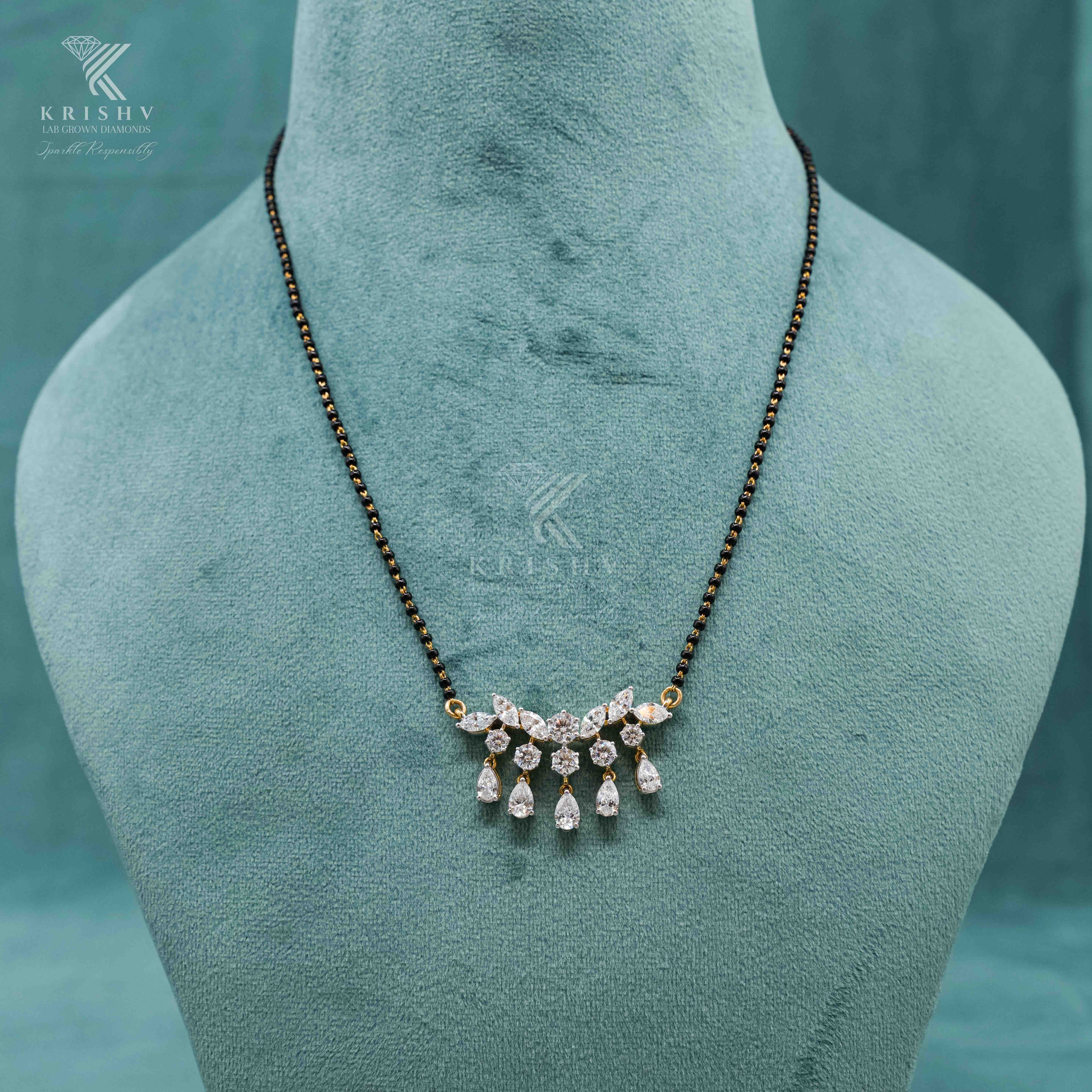 Krishv Lab Grown Diamonds - Diamond Chain Pendent