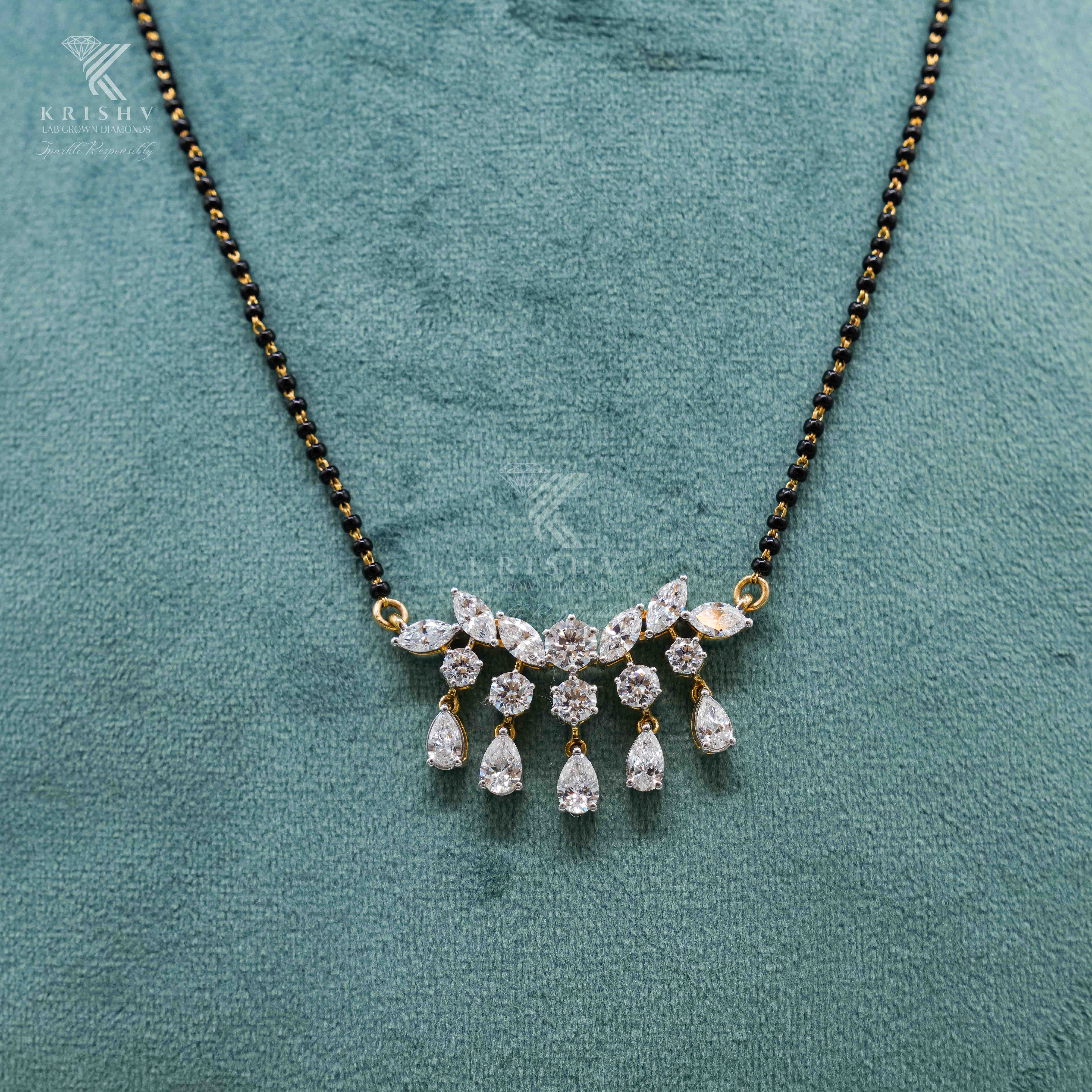 Krishv Lab Grown Diamonds - Diamond Chain Pendent