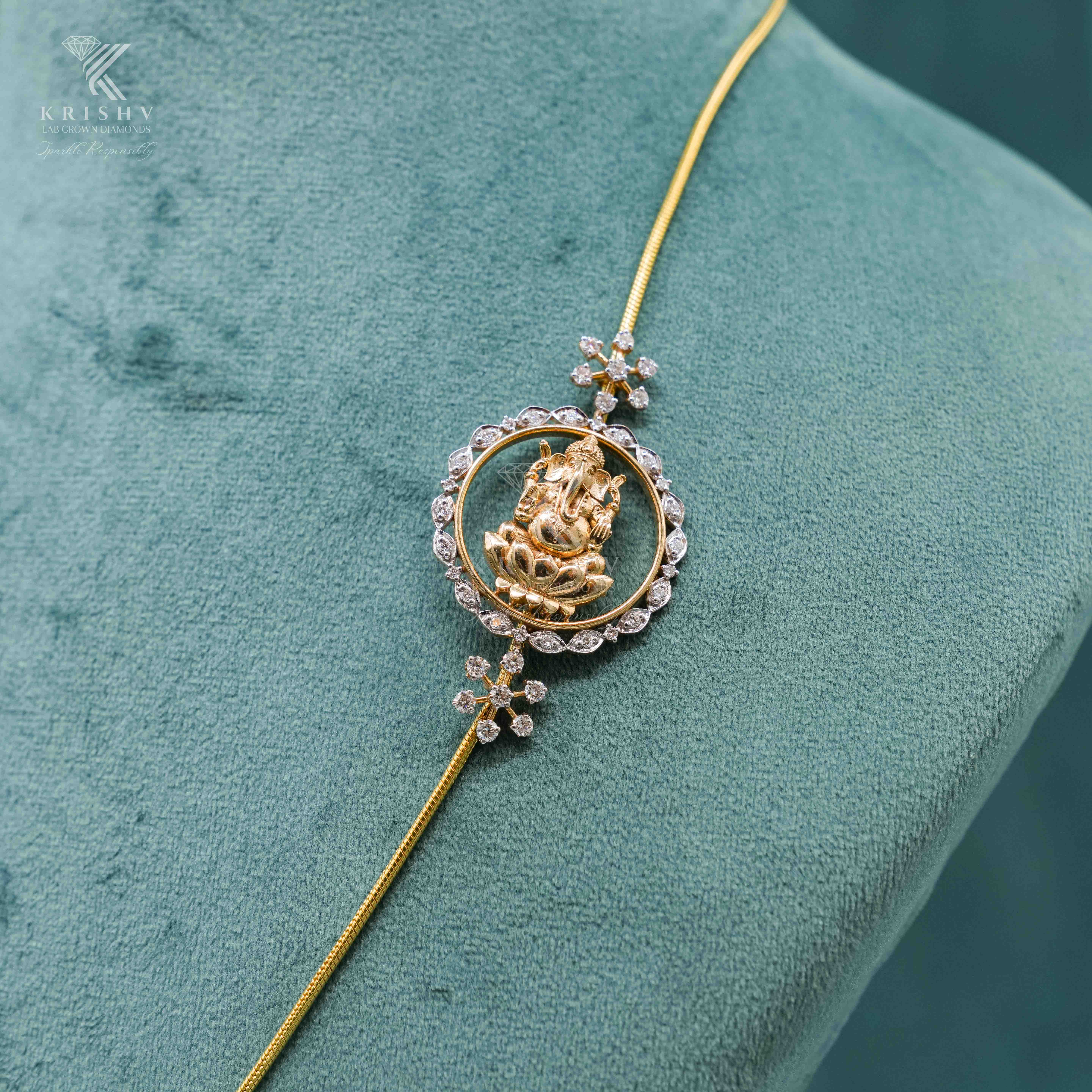 Krishv Lab Grown Diamonds - Diamond Chain Pendent